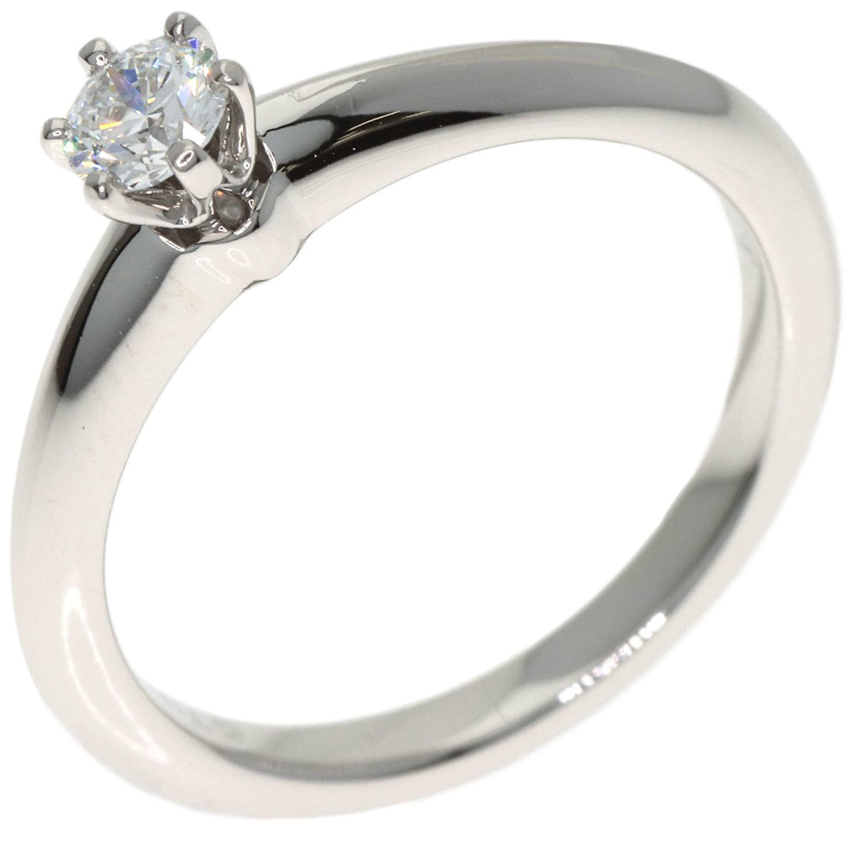 Tiffany Platinum 950 Band Ring (Pre-Owned)