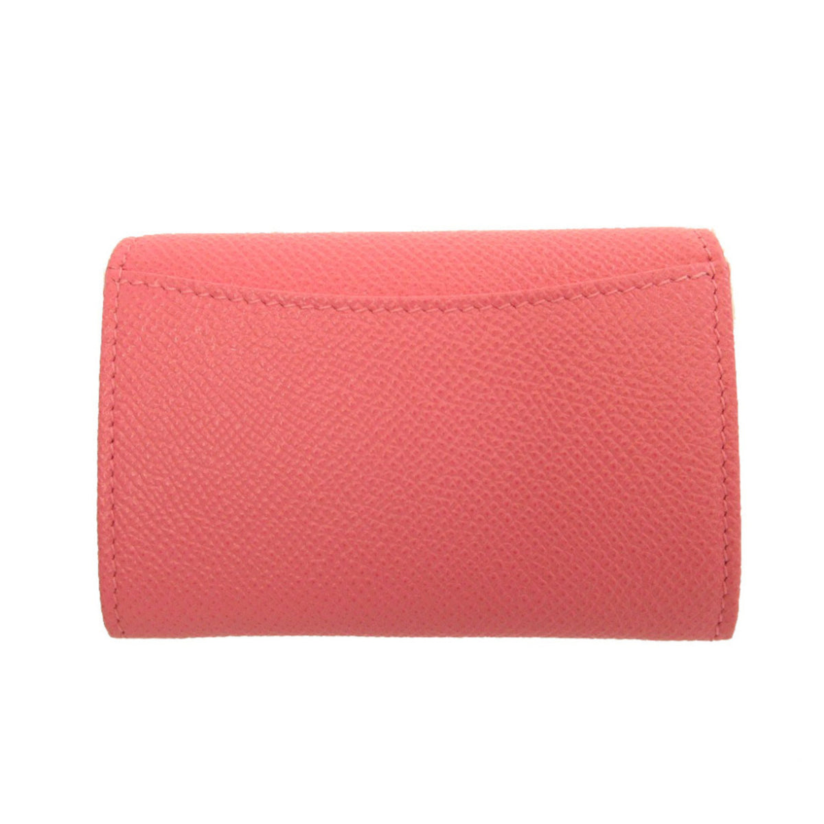 Bvlgari Pink Leather Coin Purse/Coin Case (Pre-Owned)