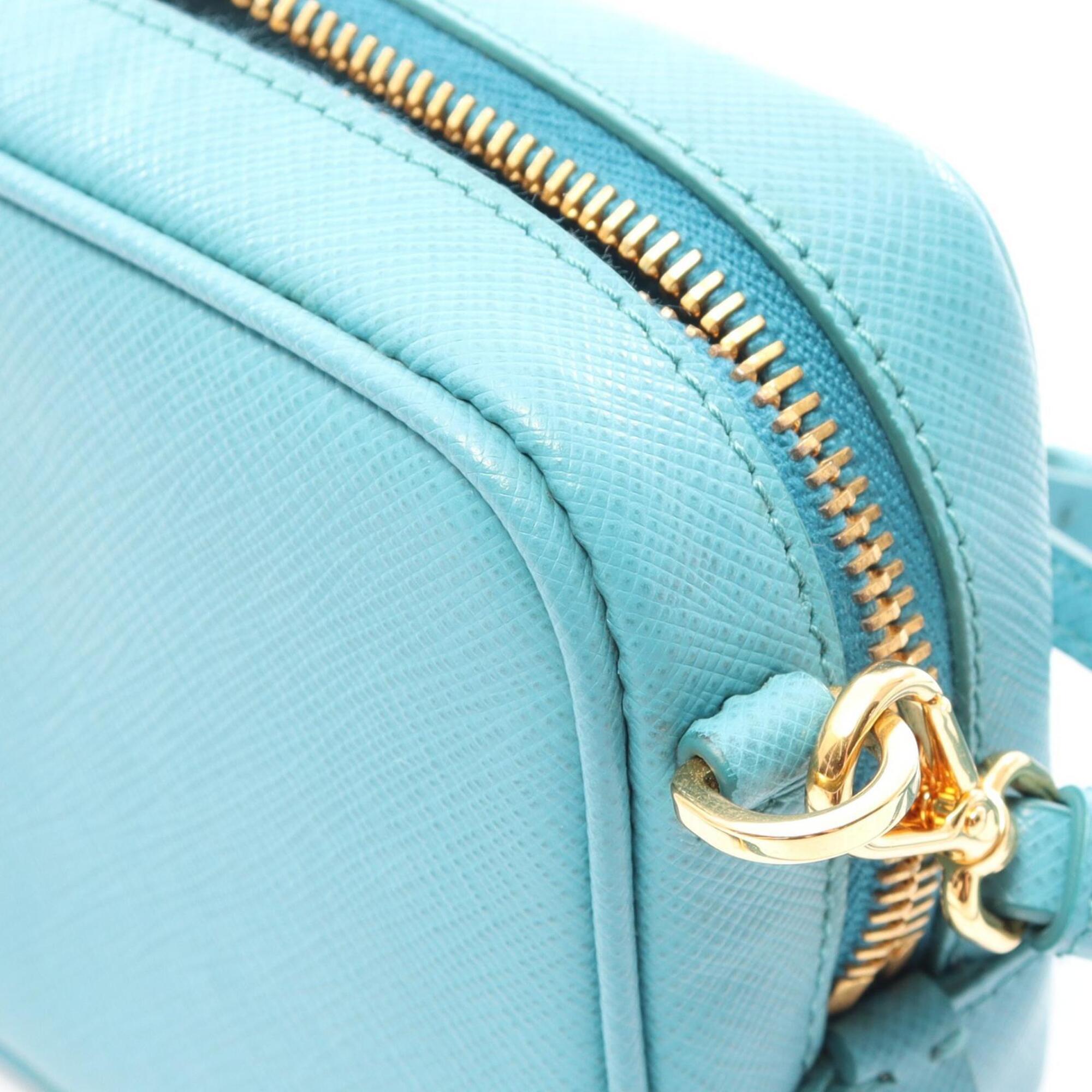 Prada Green Saffiano Handbag Shoulder Bag (Pre-Owned)