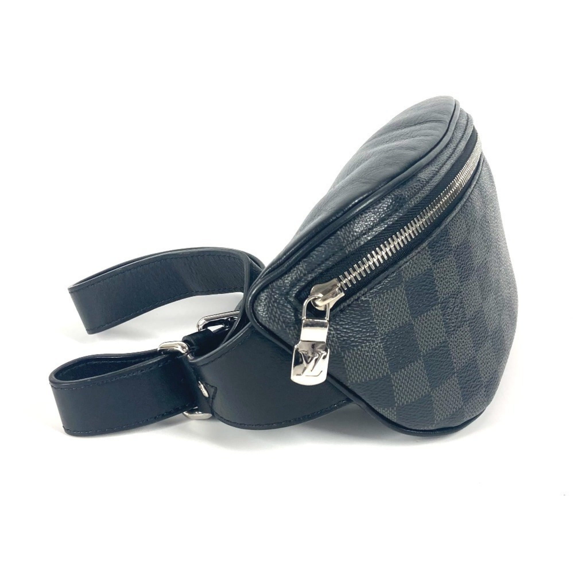 Louis Vuitton Damier Graphite Black Damier Graphite Shoulder Bag Sling Bag (Pre-Owned)