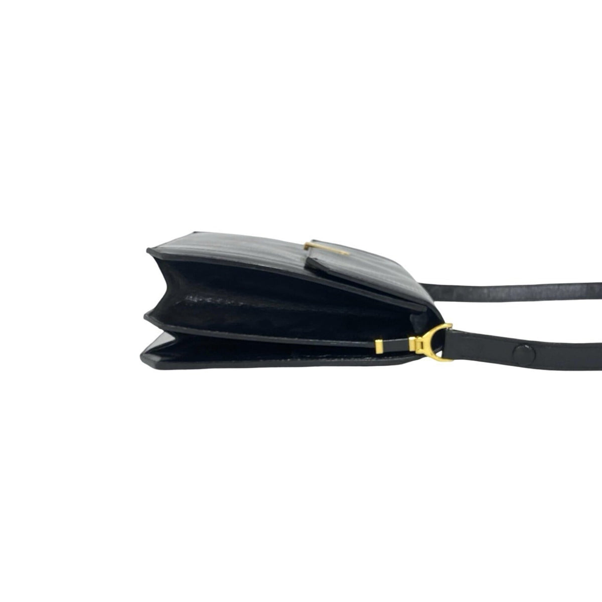 Yves Saint Laurent Black Leather Shoulder Bag (Pre-Owned)