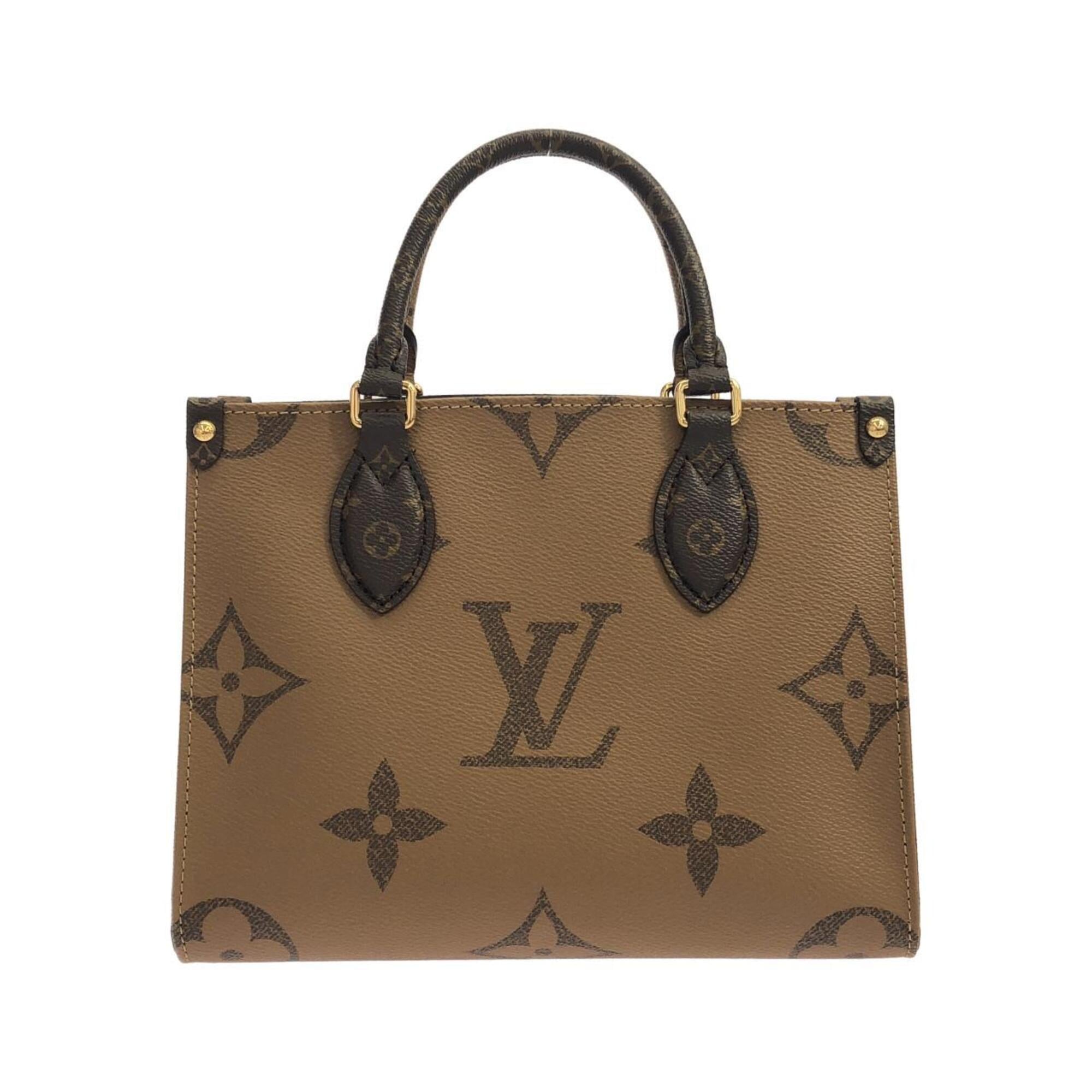 Louis Vuitton Marron Coated Canvas Handbag (Pre-Owned)