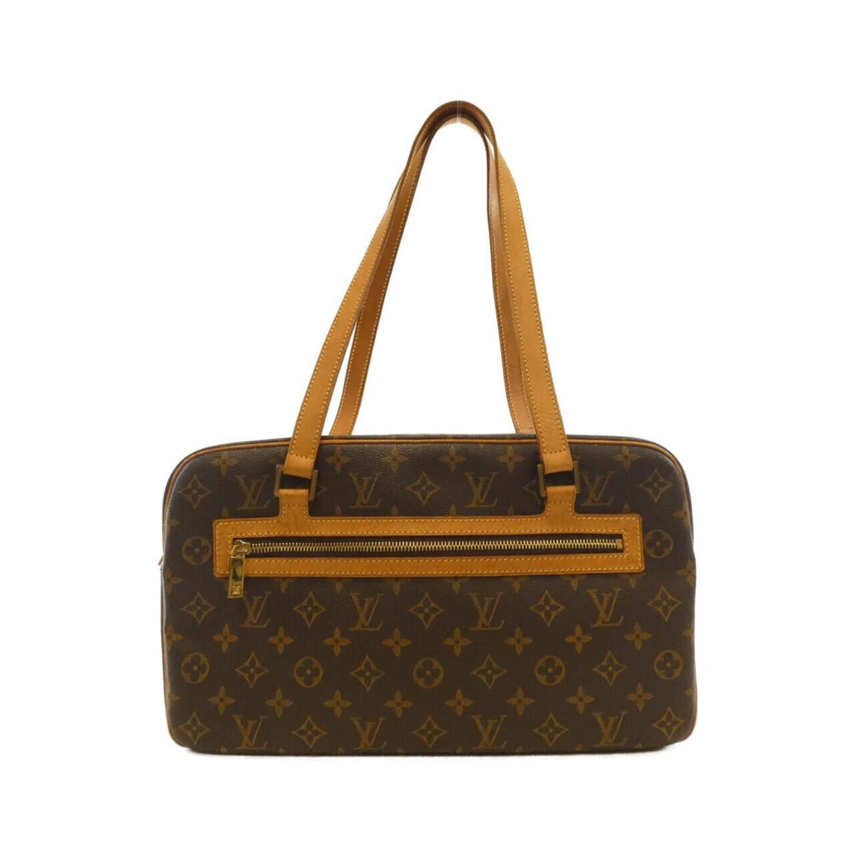 Louis Vuitton Monogram Marron Coated Canvas Shoulder Bag (Pre-Owned)