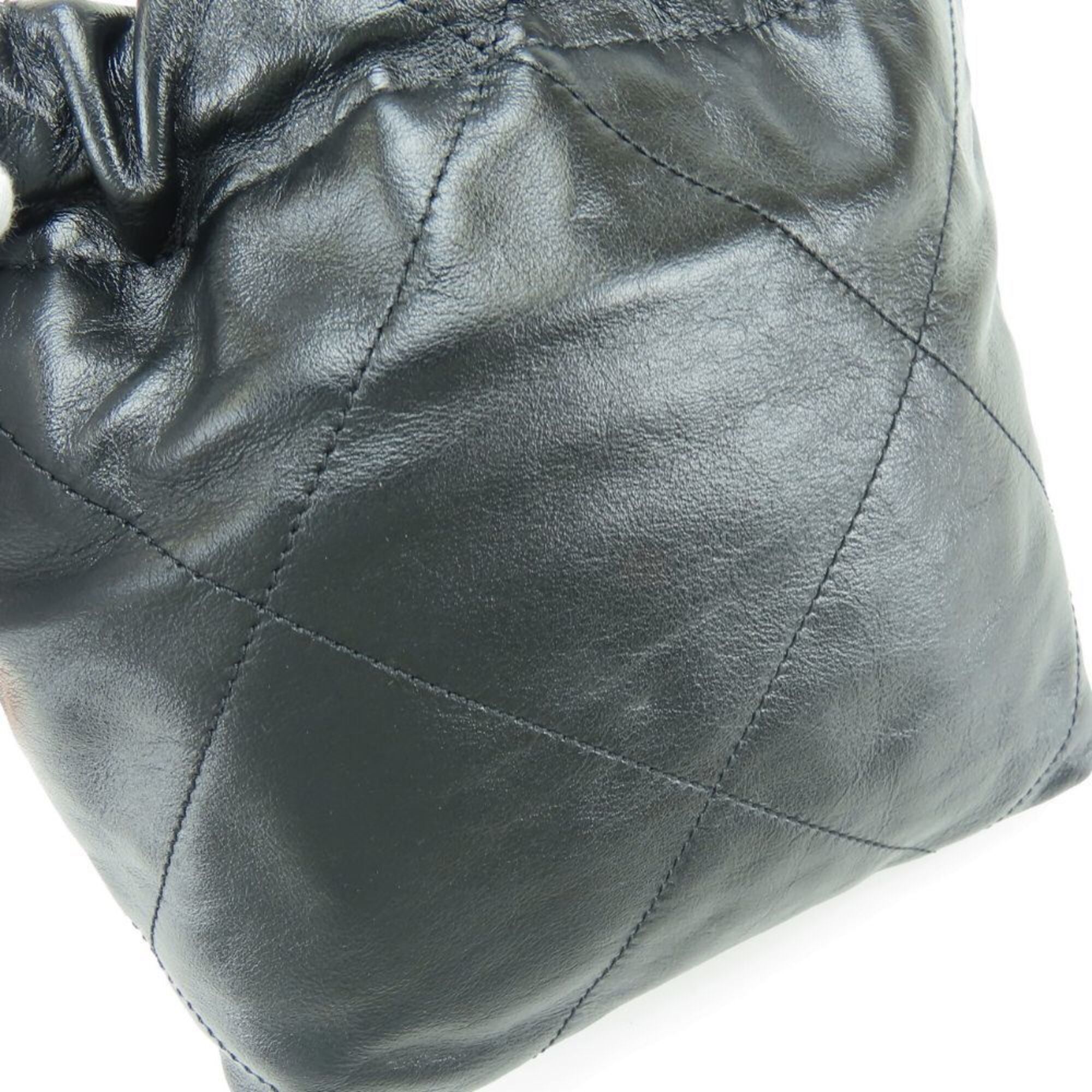 Chanel Black Handbag Shoulder Bag (Pre-Owned)