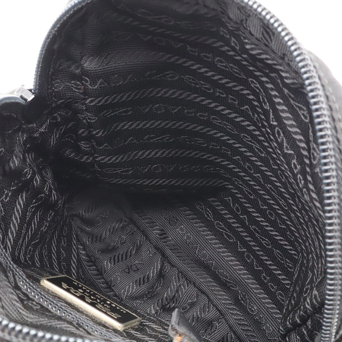 Prada Black Nero Nylon Pochette Pouch Shoulder Bag (Pre-Owned)