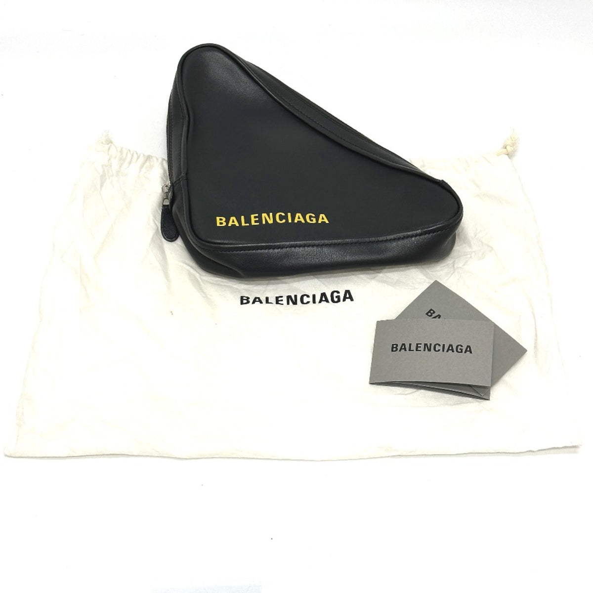 Balenciaga Black Leather Pouch (Pre-Owned)