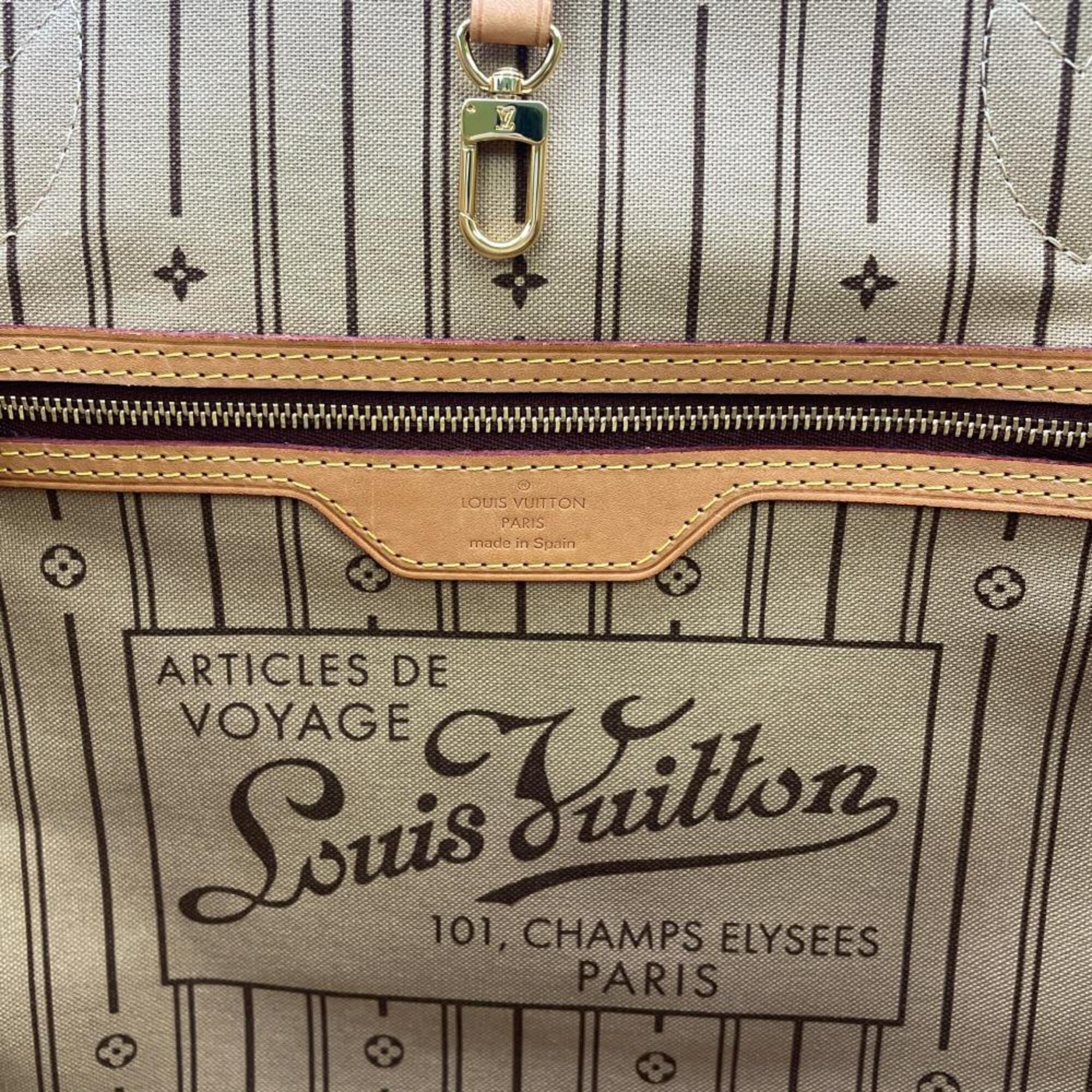 Louis Vuitton Brown Monogram Canvas Tote Bag (Pre-Owned)