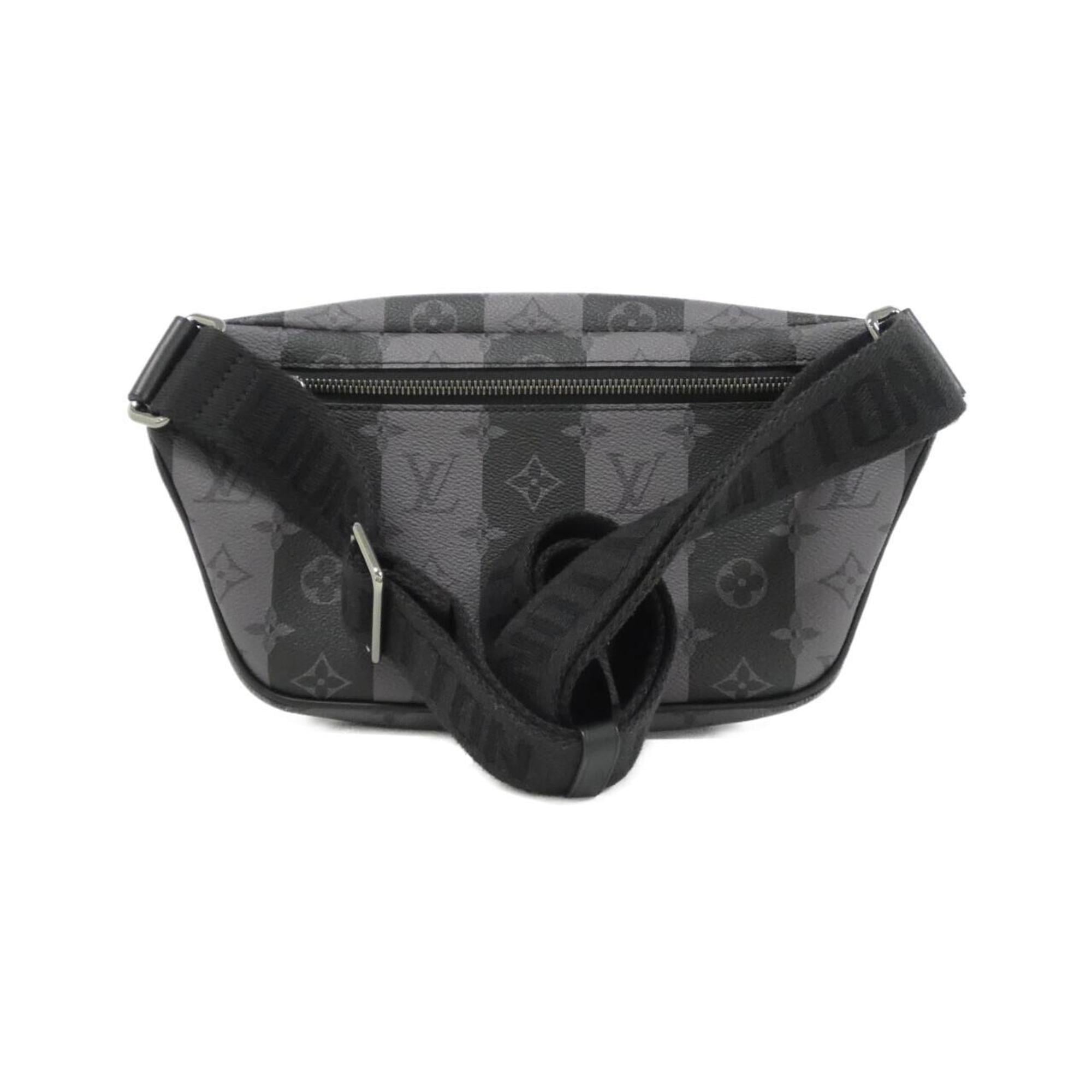 Louis Vuitton Black Coated Canvas Shoulder Bag (Pre-Owned)