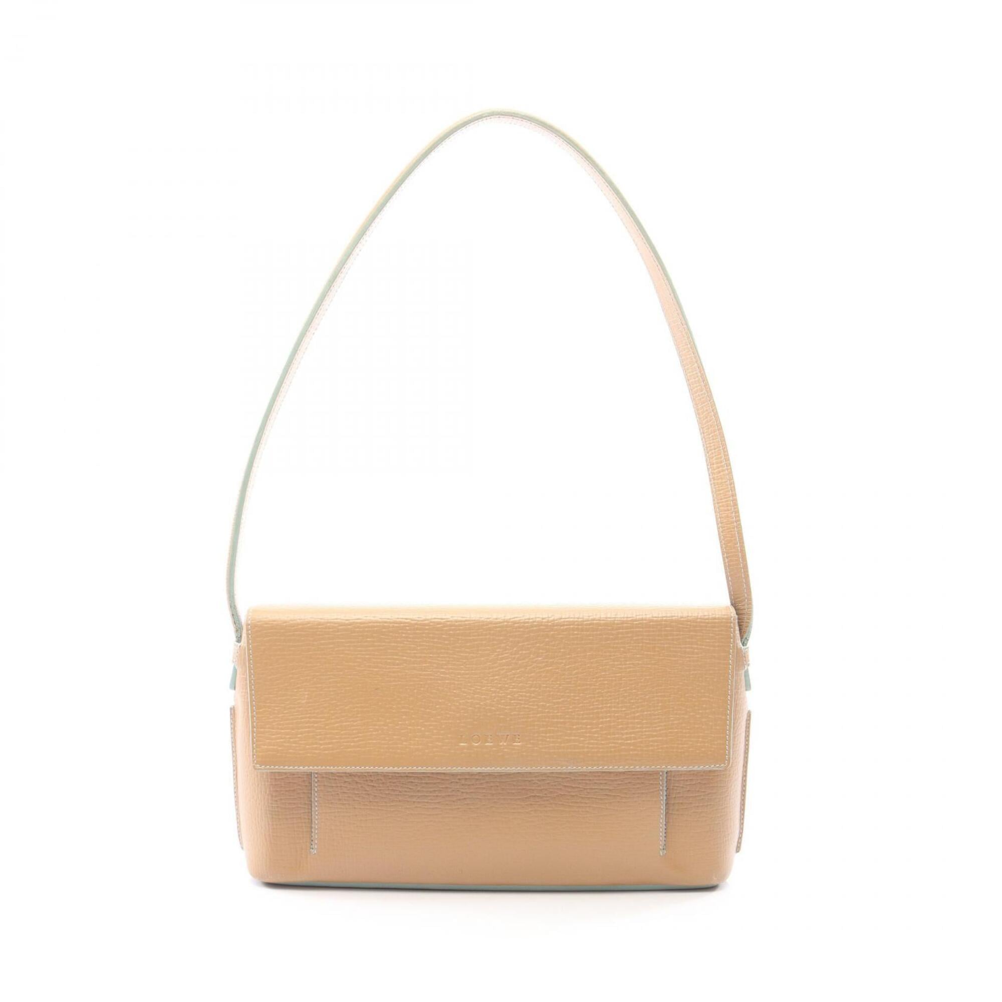 Loewe Beige Leather Shoulder Bag (Pre-Owned)