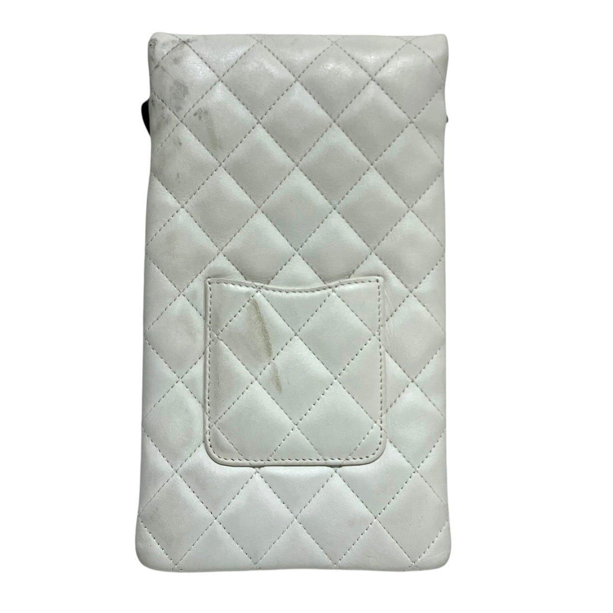 Chanel White Leather Shoulder Bag (Pre-Owned)
