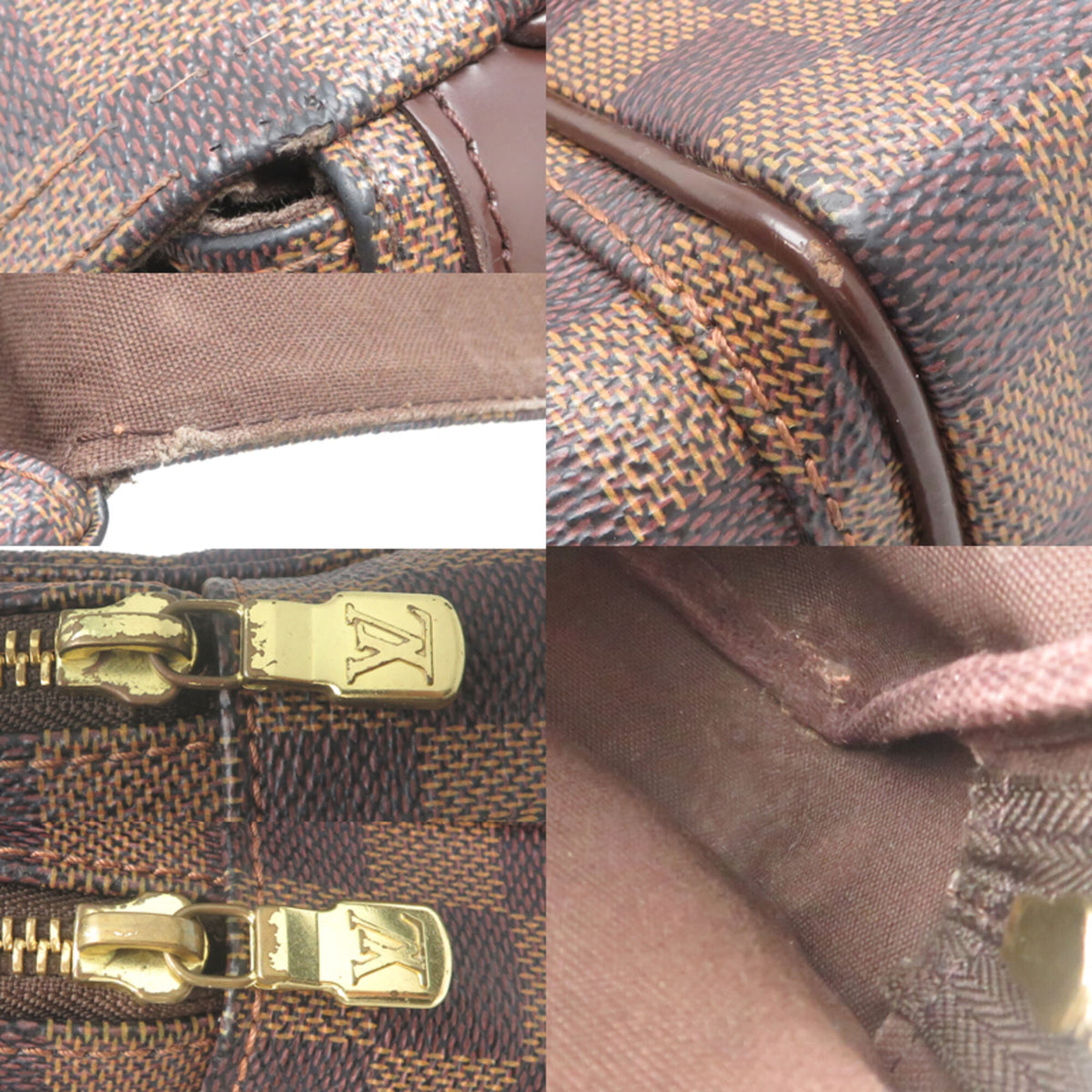 Louis Vuitton Brown Damier Canvas Shoulder Bag (Pre-Owned)