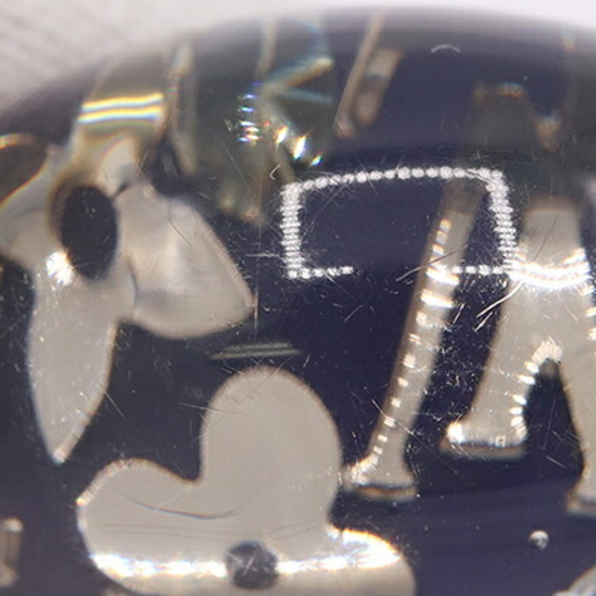 Louis Vuitton Navy Resin Band Ring (Pre-Owned)
