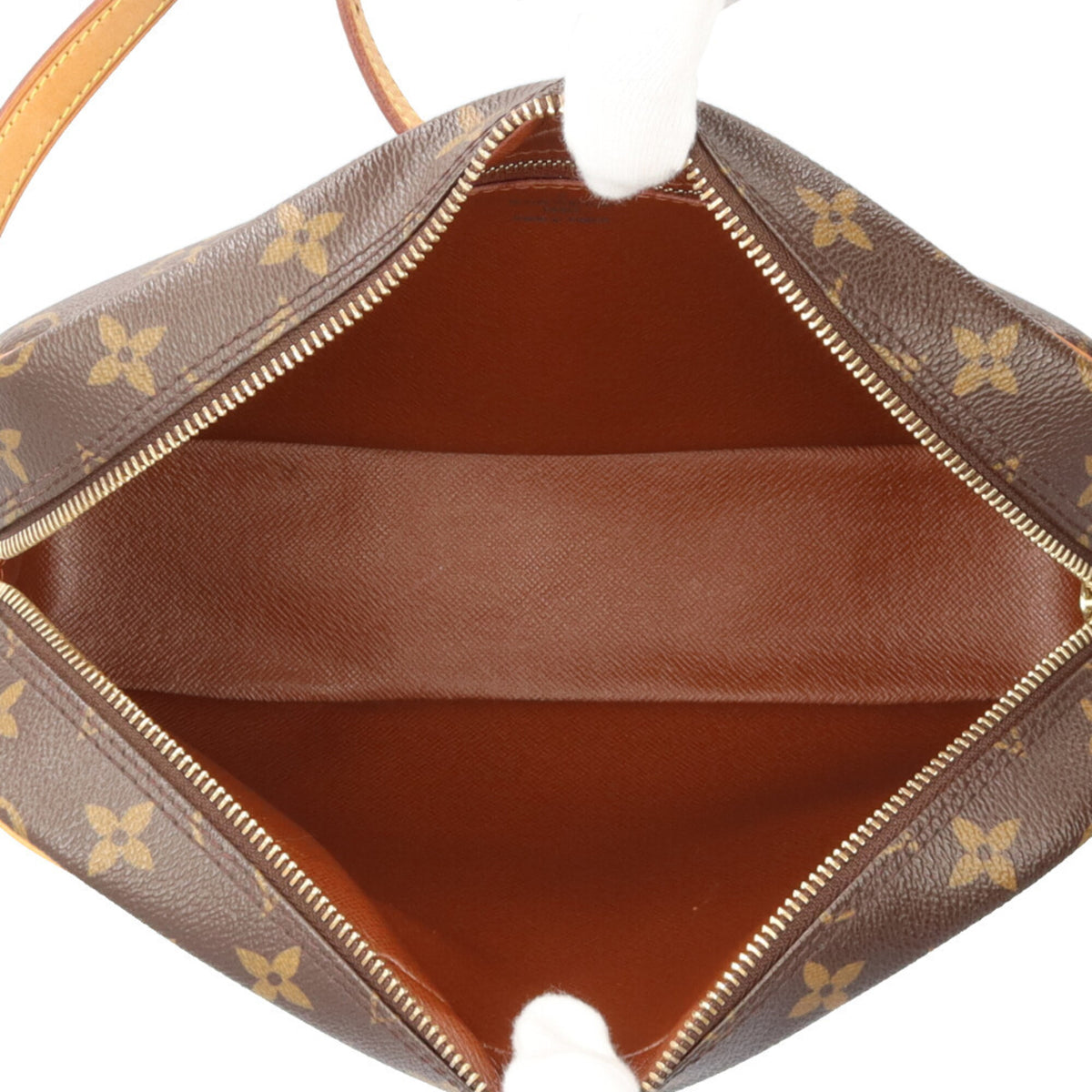 Louis Vuitton Brown Monogram Canvas Shoulder Bag (Pre-Owned)
