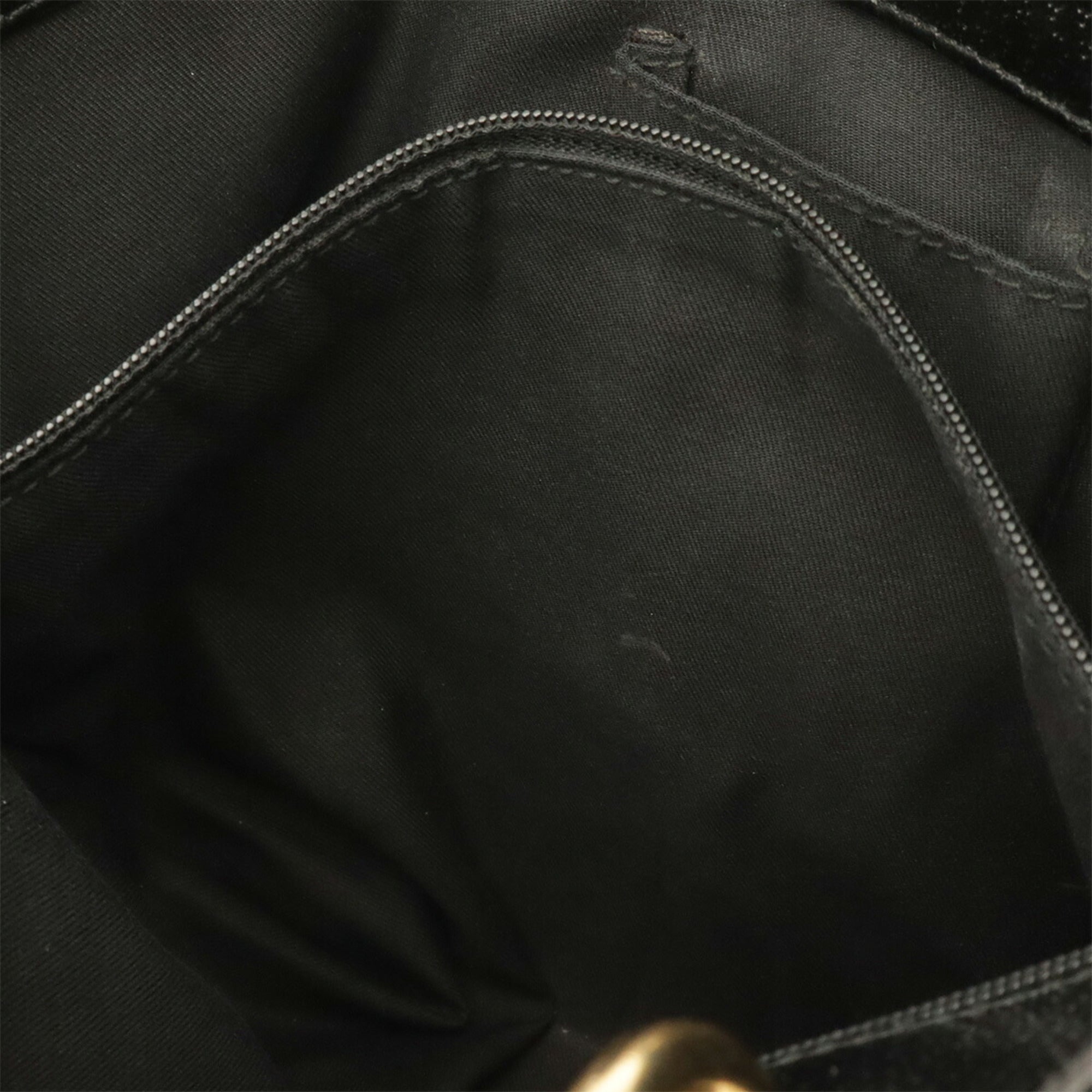 Gucci Black Gg Canvas Handbag Shoulder Bag Tote Bag (Pre-Owned)
