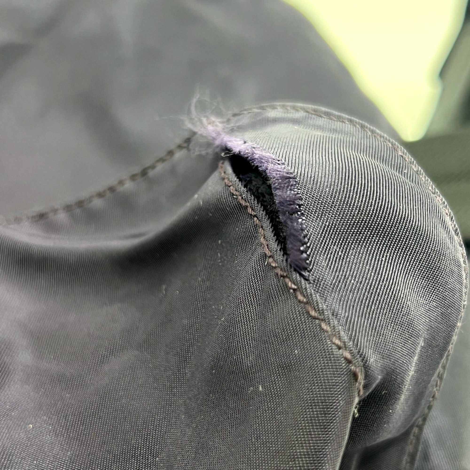 Prada Purple Nylon Leather Backpack (Pre-Owned)