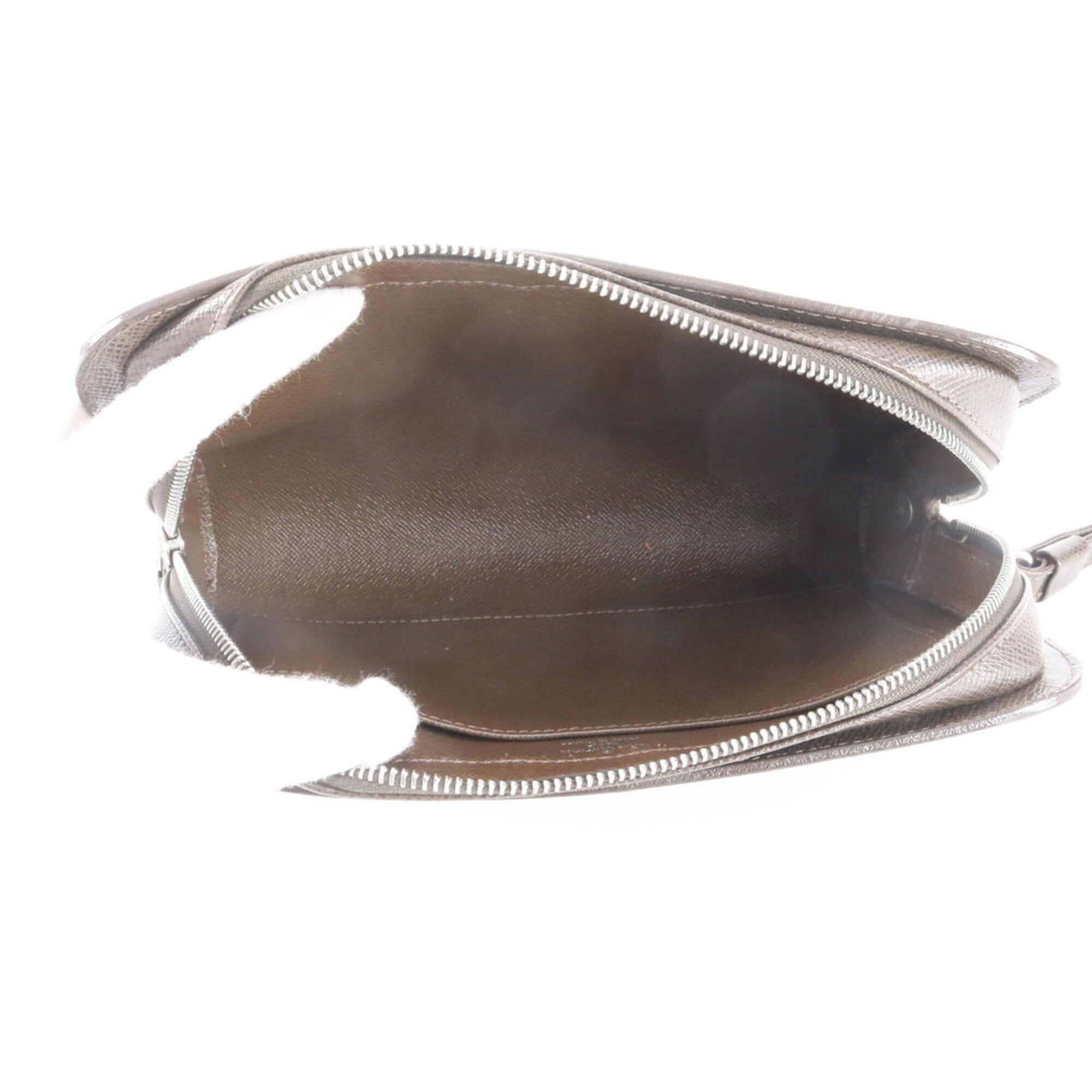Louis Vuitton Grizzly Leather Clutch Bag (Pre-Owned)