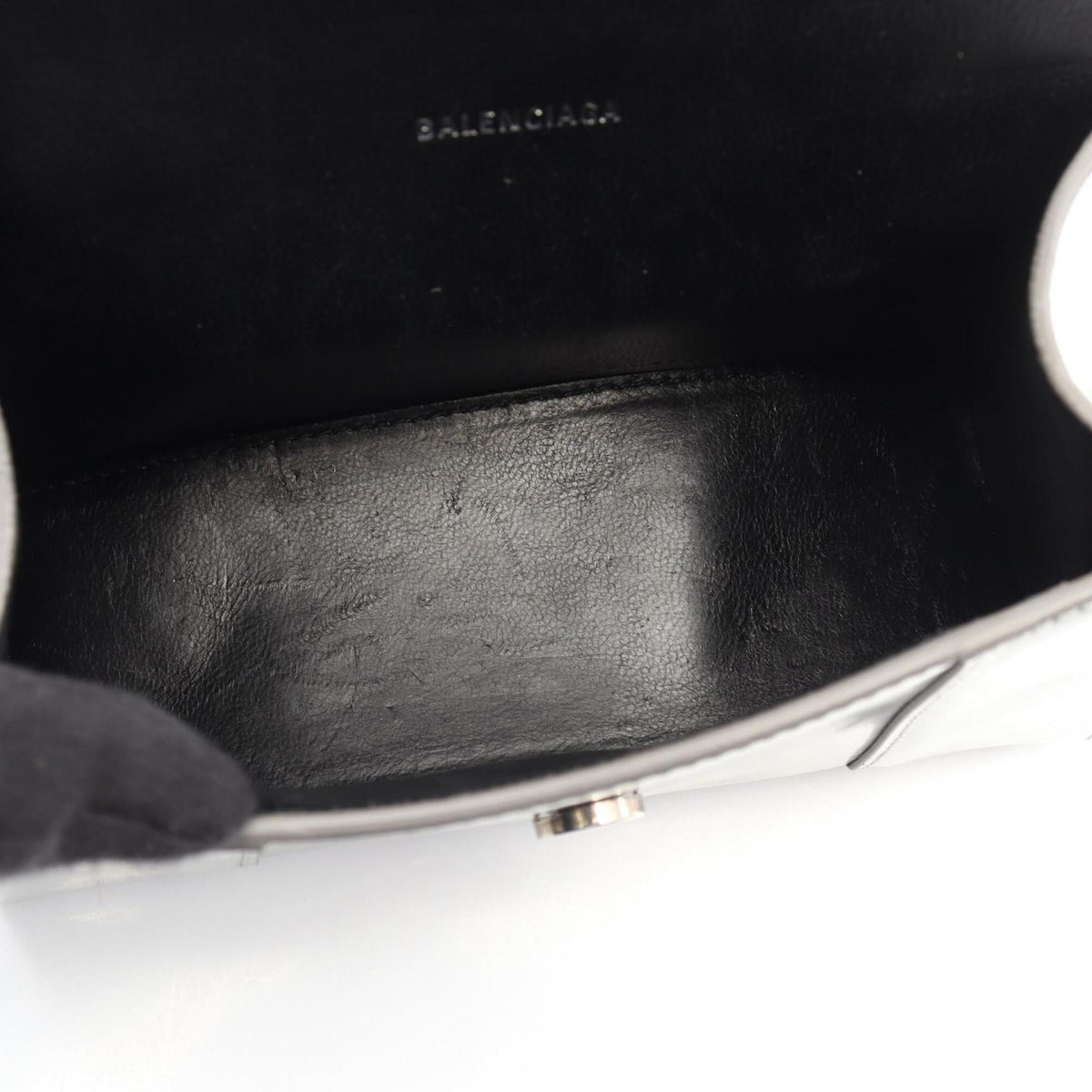Balenciaga Silver Leather Handbag (Pre-Owned)