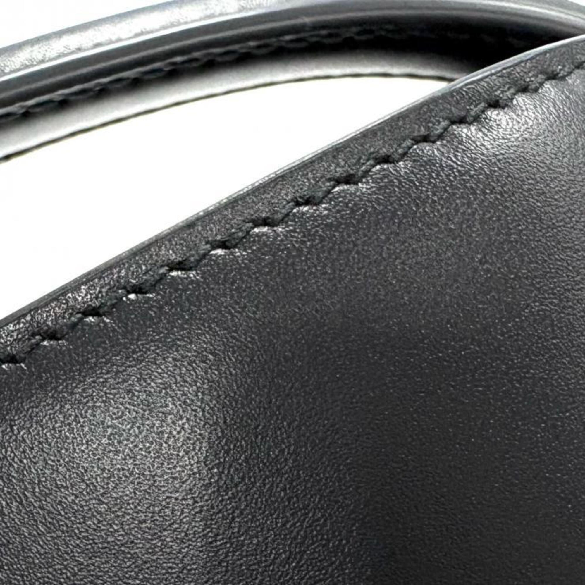 Saint Laurent Black Suede Leather Handbag (Pre-Owned)