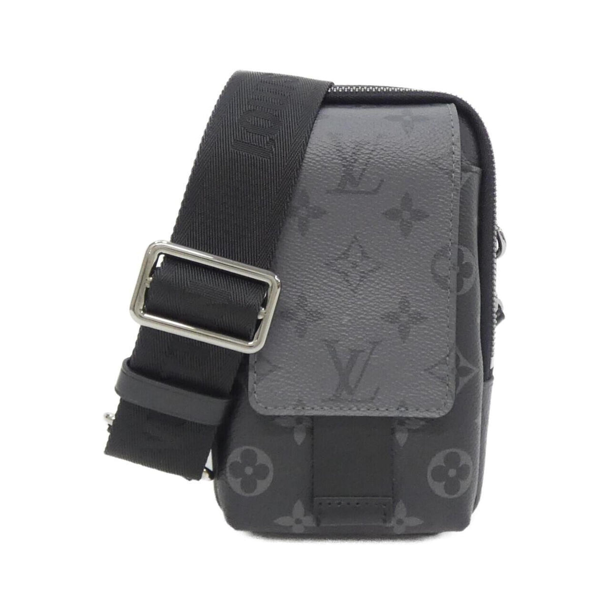 Louis Vuitton Monogram Eclipse Black Coated Canvas Handbag Shoulder Bag (Pre-Owned)