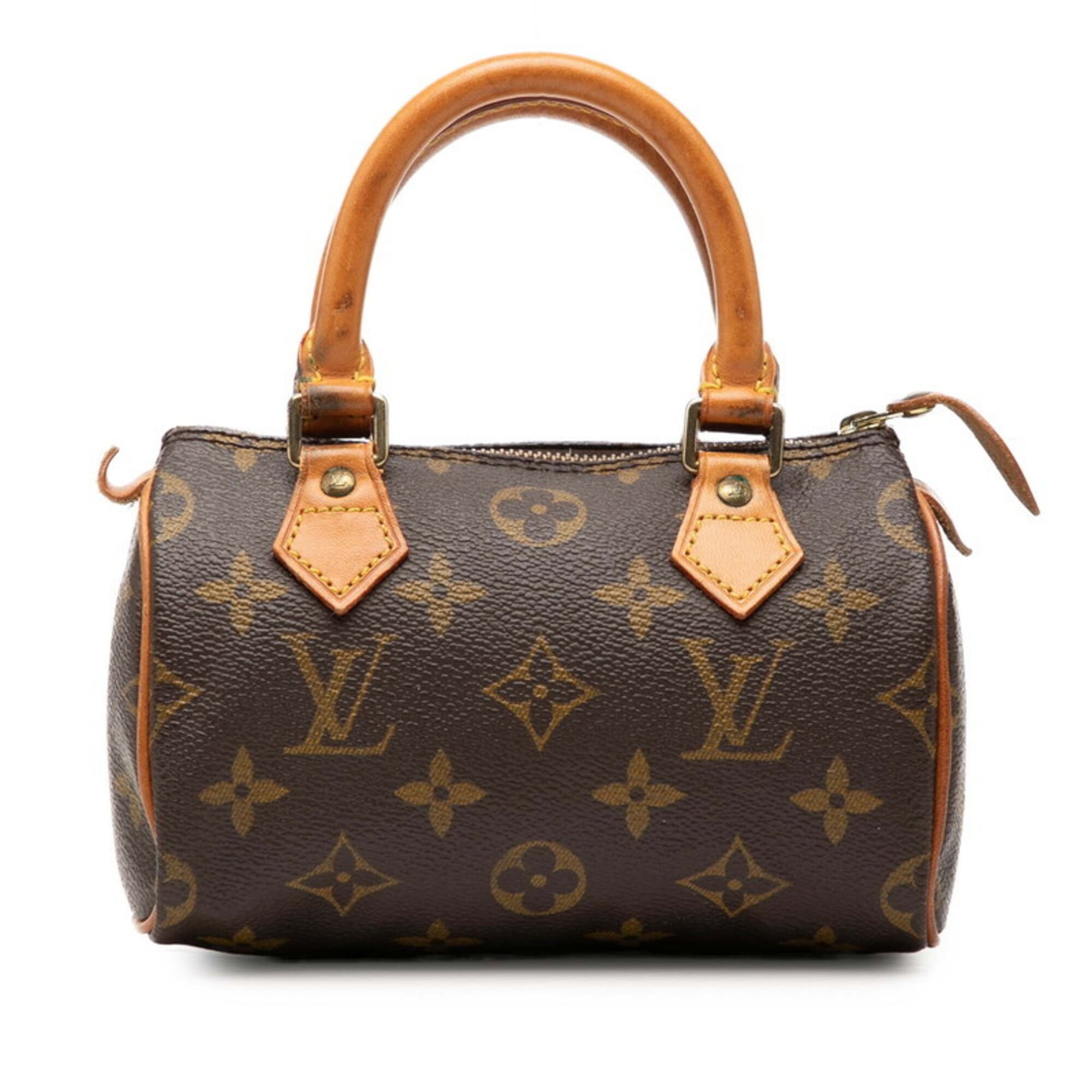 Louis Vuitton Brown Pvc Leather Handbag (Pre-Owned)