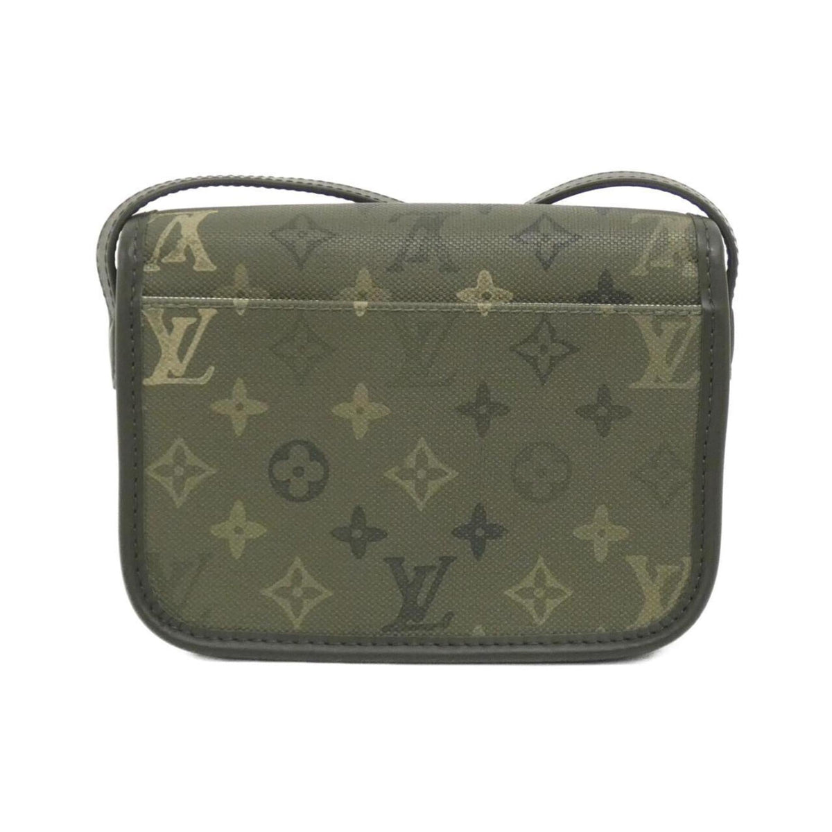 Louis Vuitton Khaki Coated Canvas Shoulder Bag (Pre-Owned)