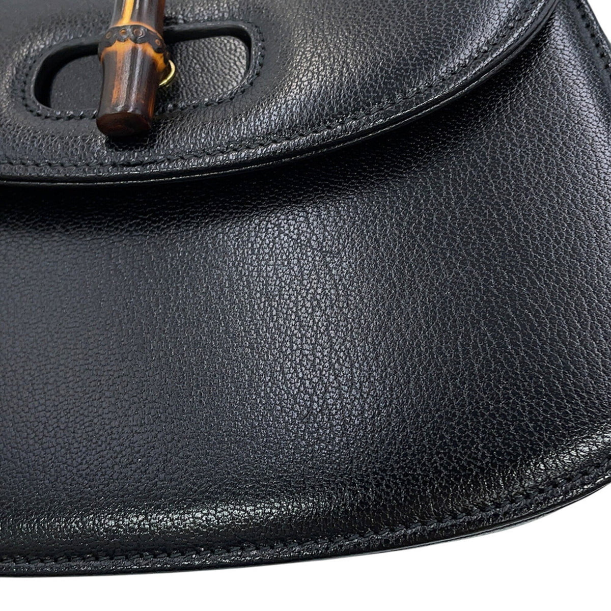 Gucci Black Leather Handbag (Pre-Owned)