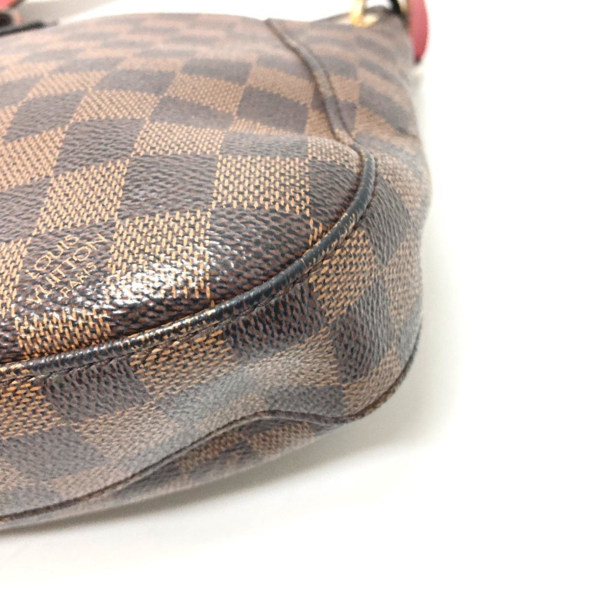 Louis Vuitton Brown Damier Canvas Pochette Shoulder Bag (Pre-Owned)