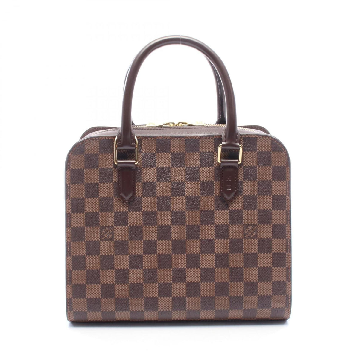 Louis Vuitton Brown Damier Canvas Coated Canvas Handbag (Pre-Owned)