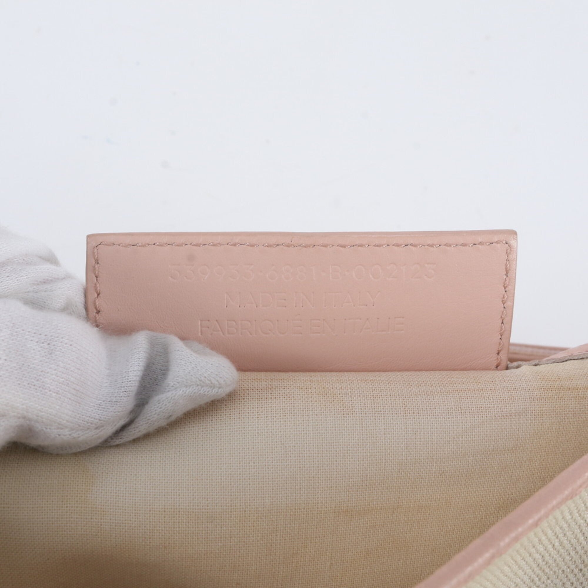 Balenciaga Pink White Leather Canvas Handbag Shoulder Bag Tote Bag (Pre-Owned)
