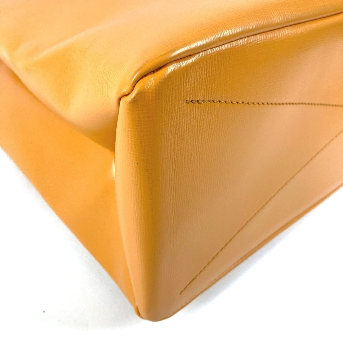 Louis Vuitton Orange Leather Shoulder Bag Tote Bag (Pre-Owned)