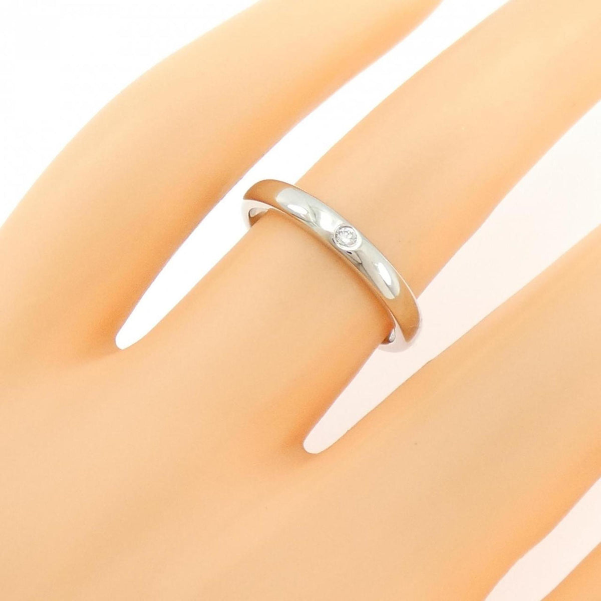Tiffany Stacking Platinum 950 Band Ring (Pre-Owned)
