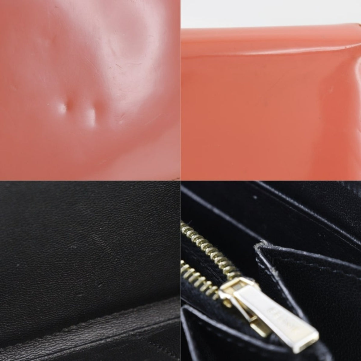 Celine Pink Leather Long Wallet (Bi-Fold) (Pre-Owned)
