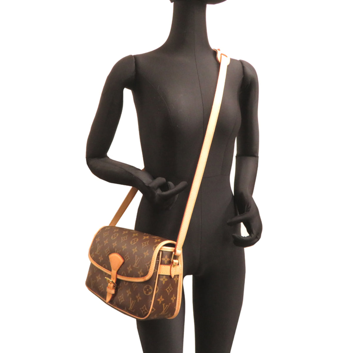 Louis Vuitton Brown Monogram Shoulder Bag (Pre-Owned)