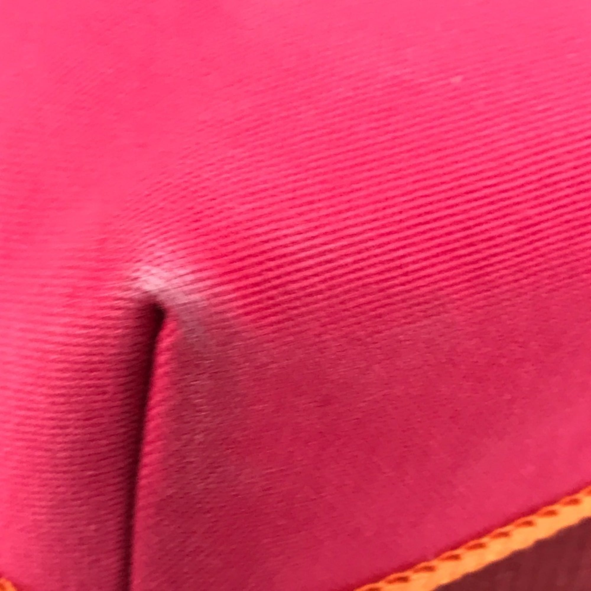 Hermes Pink Cotton Pouch Vanity Bag (Pre-Owned)