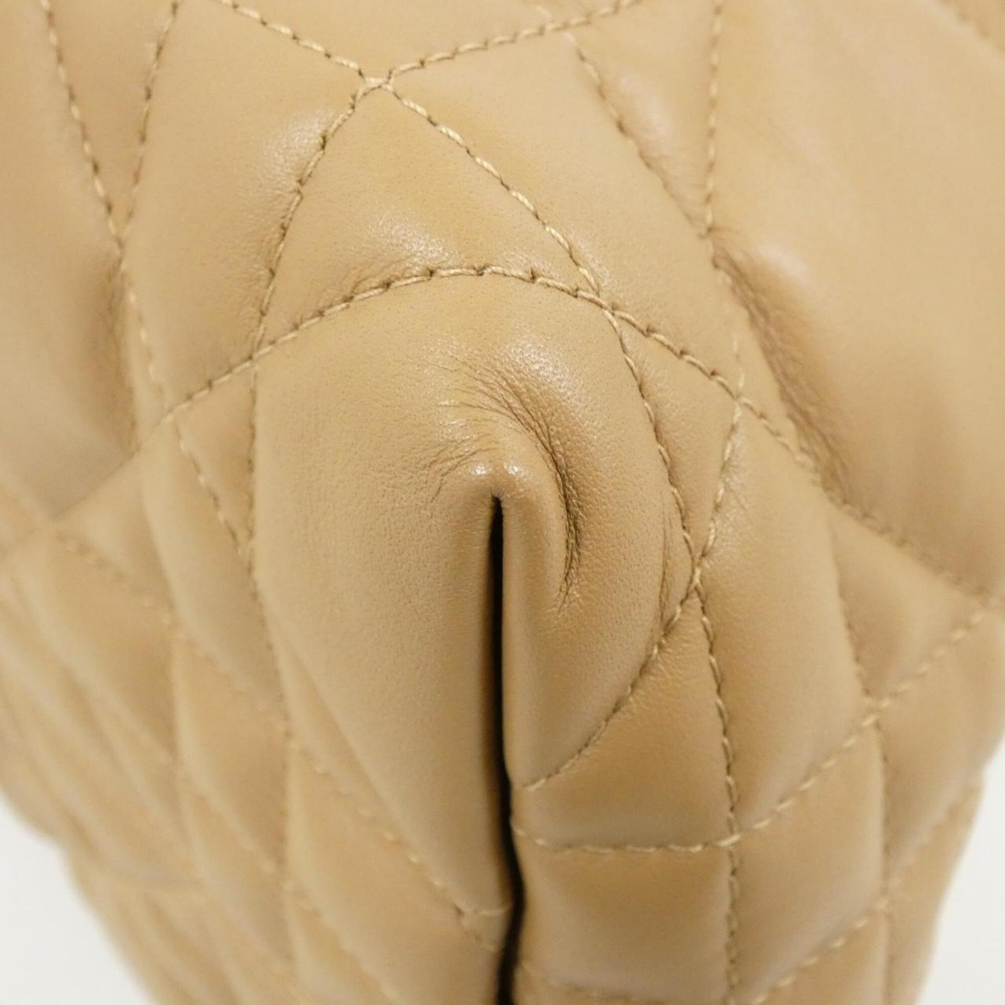 Christian Dior Brown Leather Handbag Pouch (Pre-Owned)
