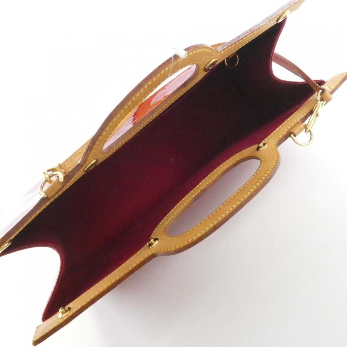 Louis Vuitton Pomme D'amour Red Color Leather Handbag (Pre-Owned)