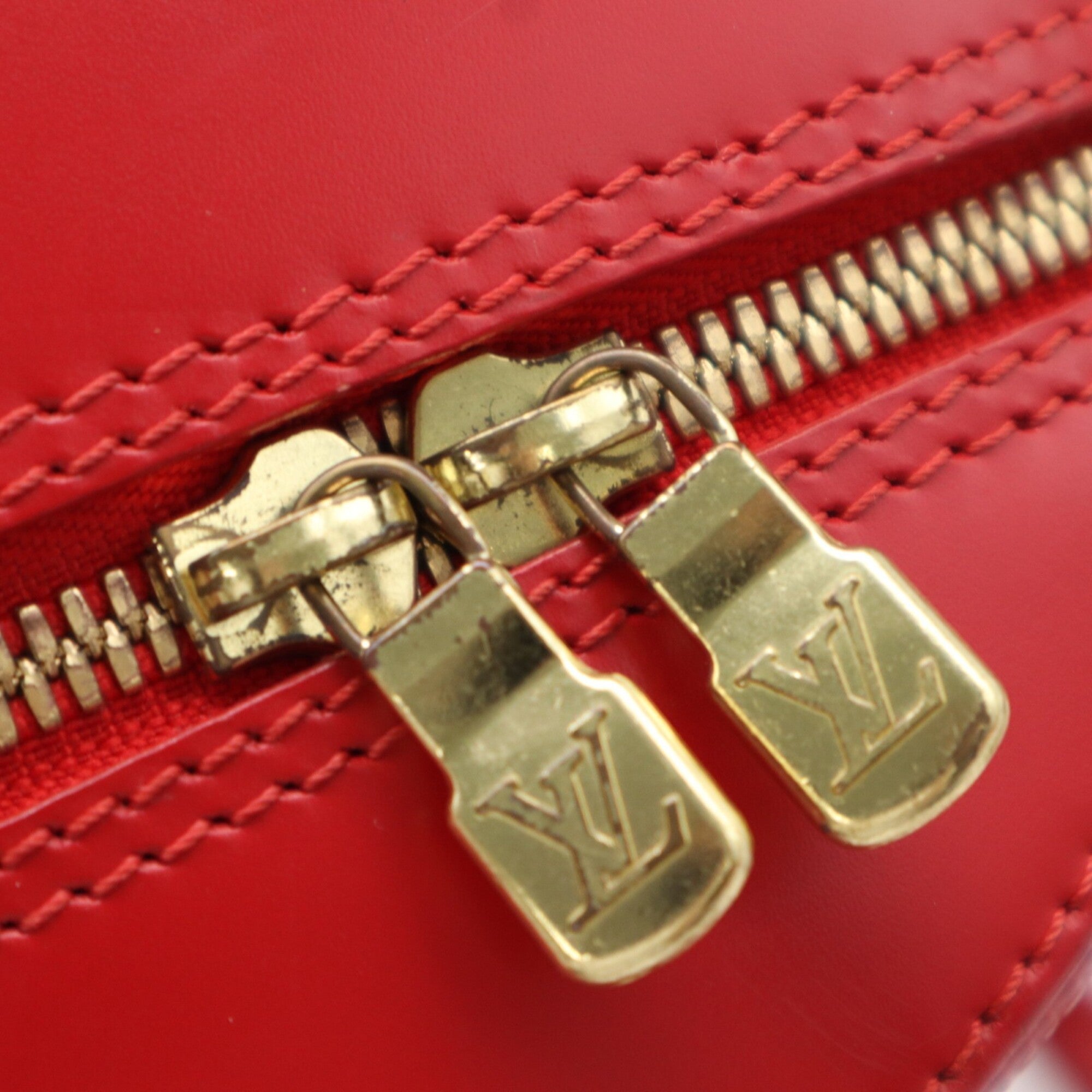 Louis Vuitton Epi Castilian Red Leather Handbag (Pre-Owned)
