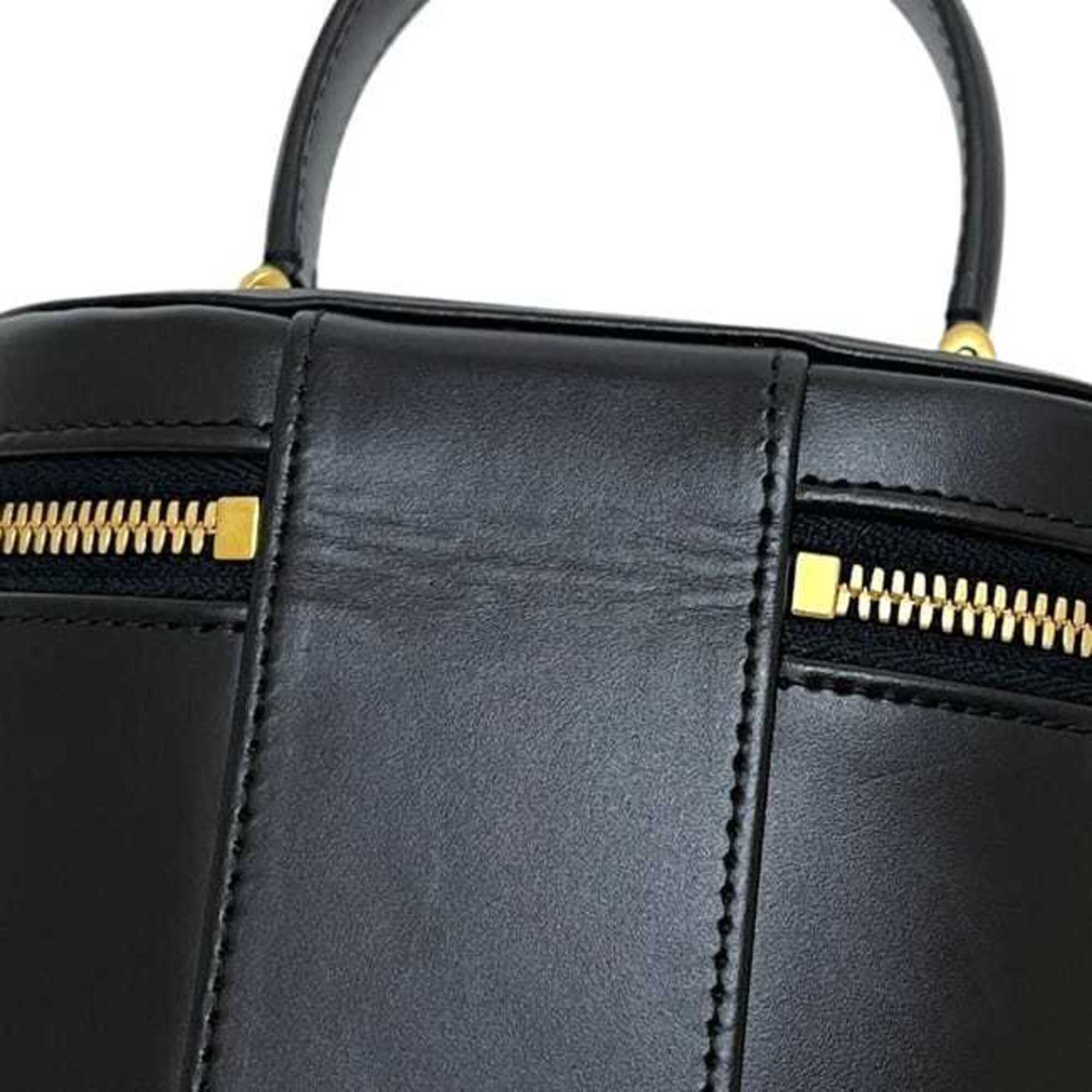 Christian Dior Black Leather Shoulder Bag (Pre-Owned)