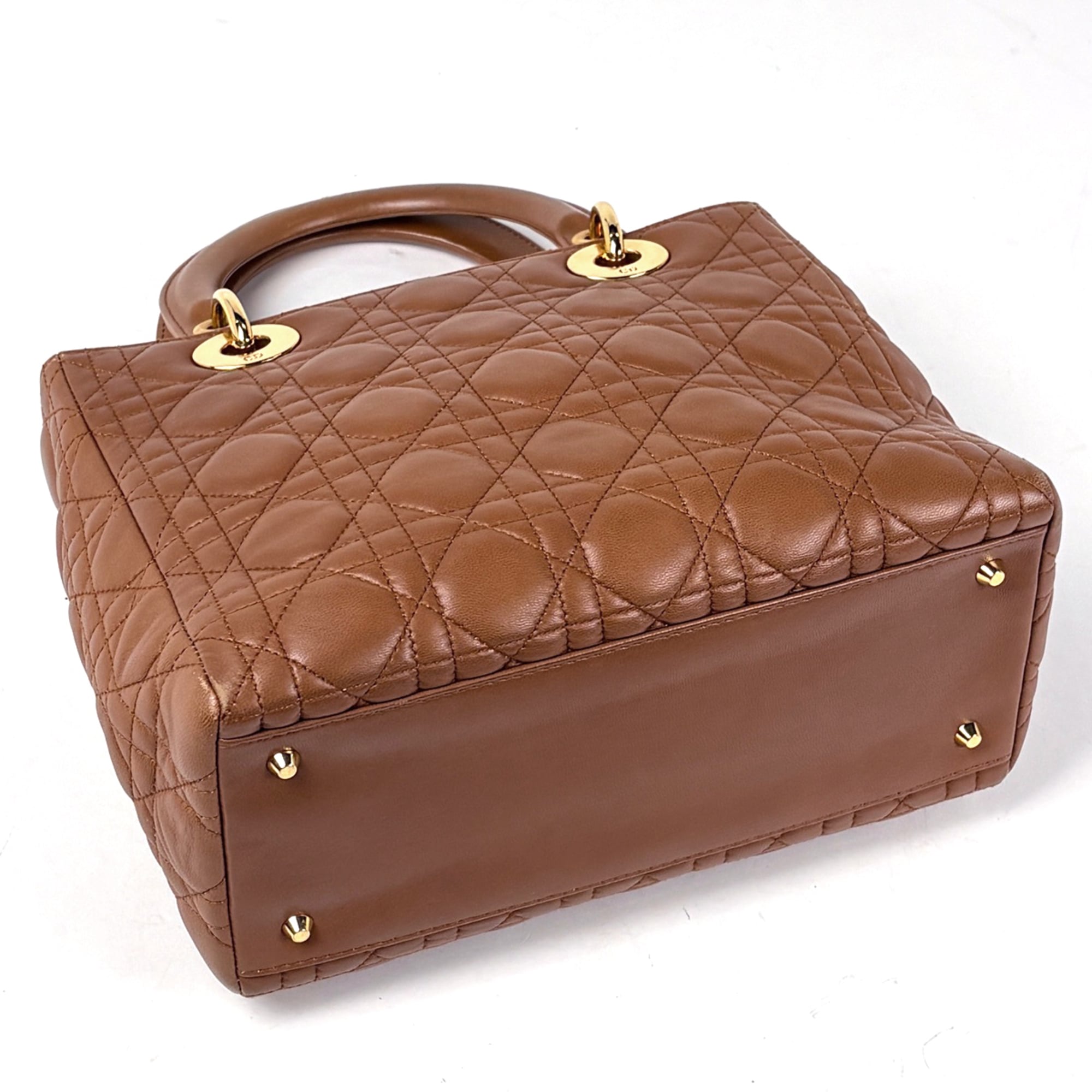 Christian Dior Brown Leather Handbag (Pre-Owned)