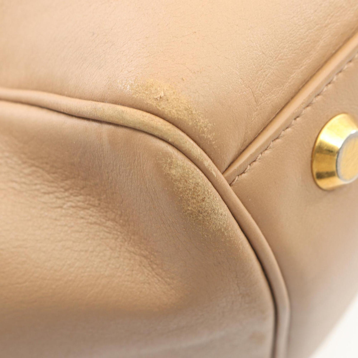 Balenciaga Beige Leather Handbag Tote Bag (Pre-Owned)