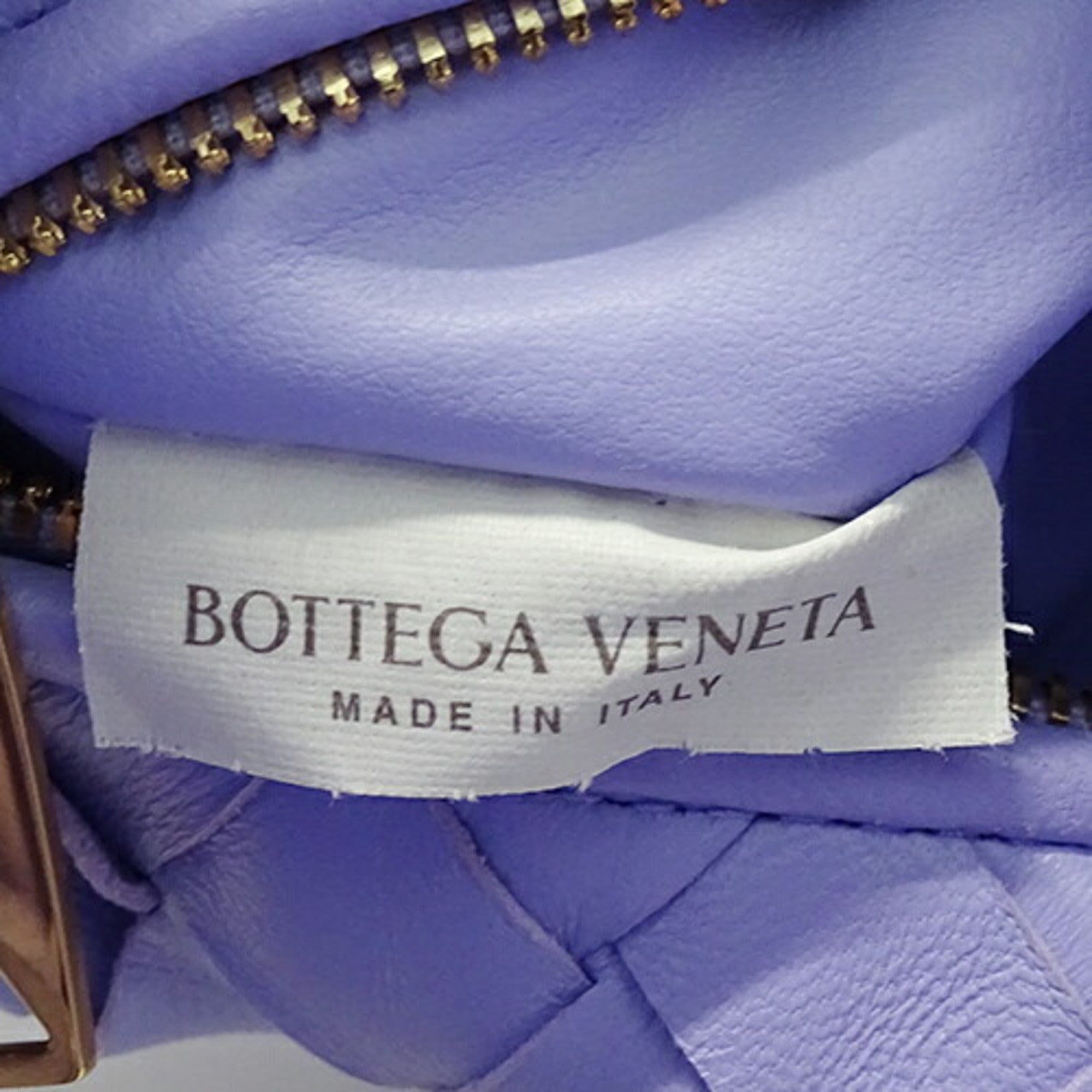 Bottega Veneta Purple Leather Handbag (Pre-Owned)
