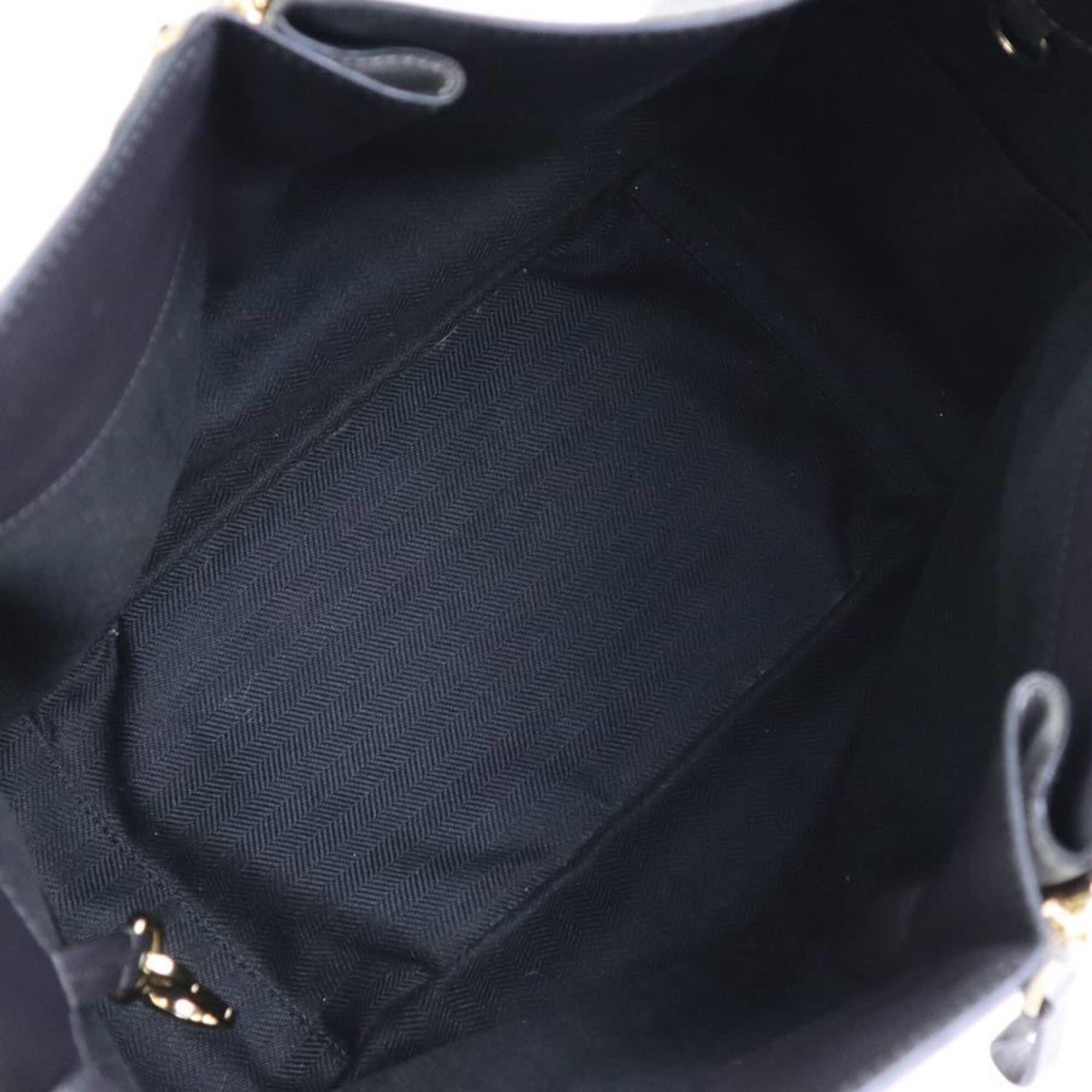 Loewe Black Gray Leather Handbag Shoulder Bag (Pre-Owned)