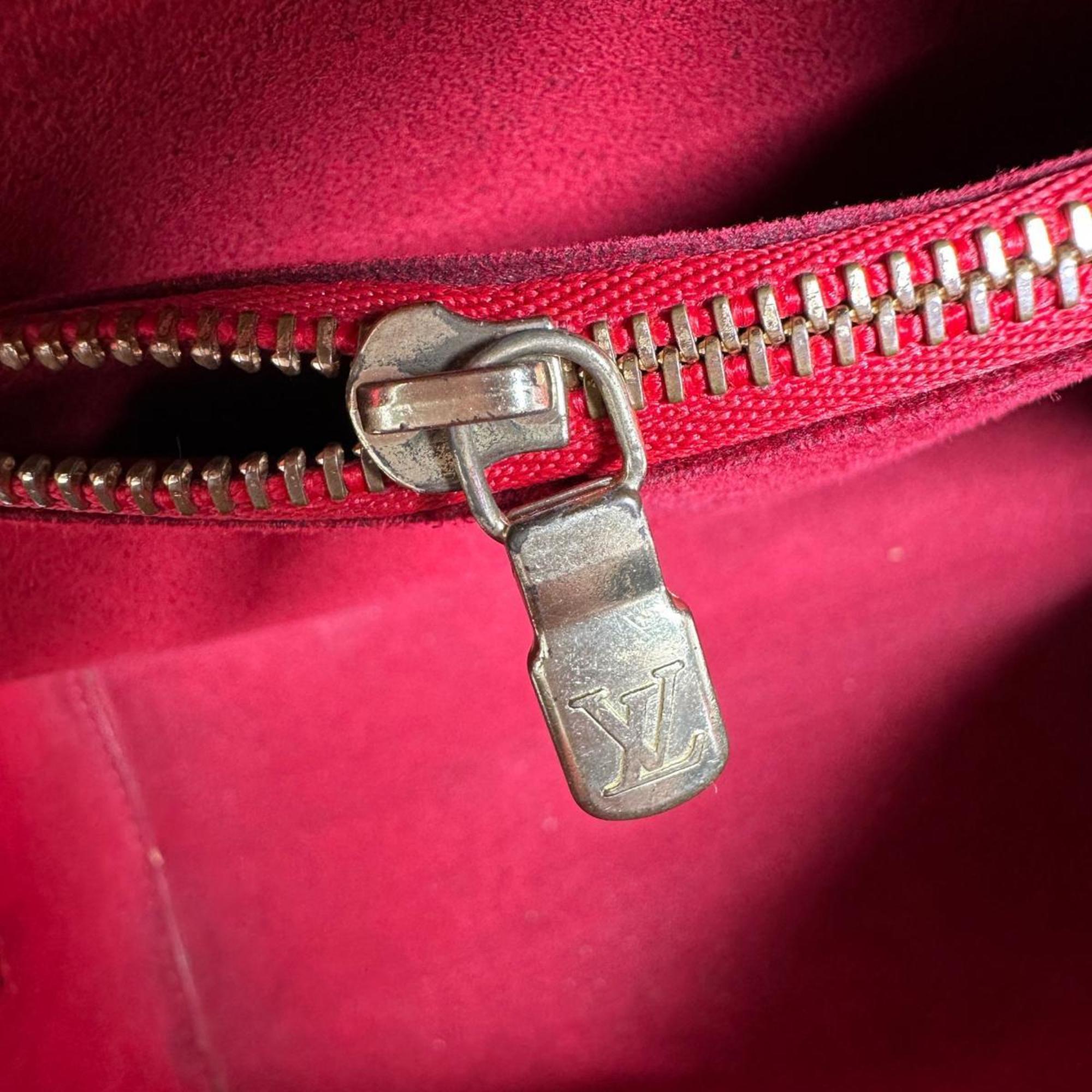 Louis Vuitton Red Color Epi Leather Handbag (Pre-Owned)