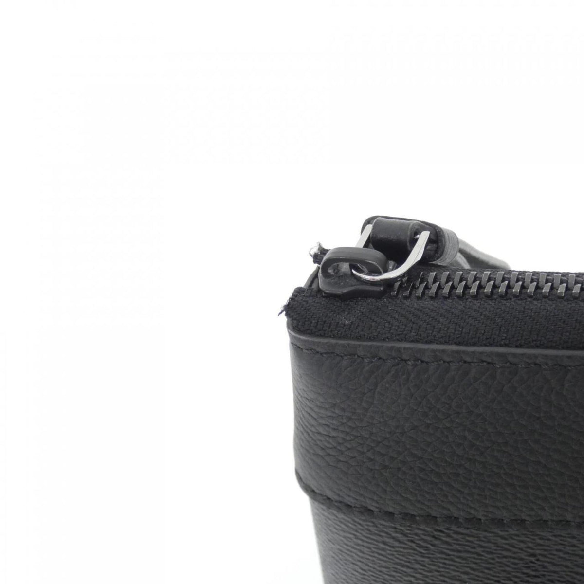 Louis Vuitton Black Coated Canvas Leather Handbag Pochette (Pre-Owned)
