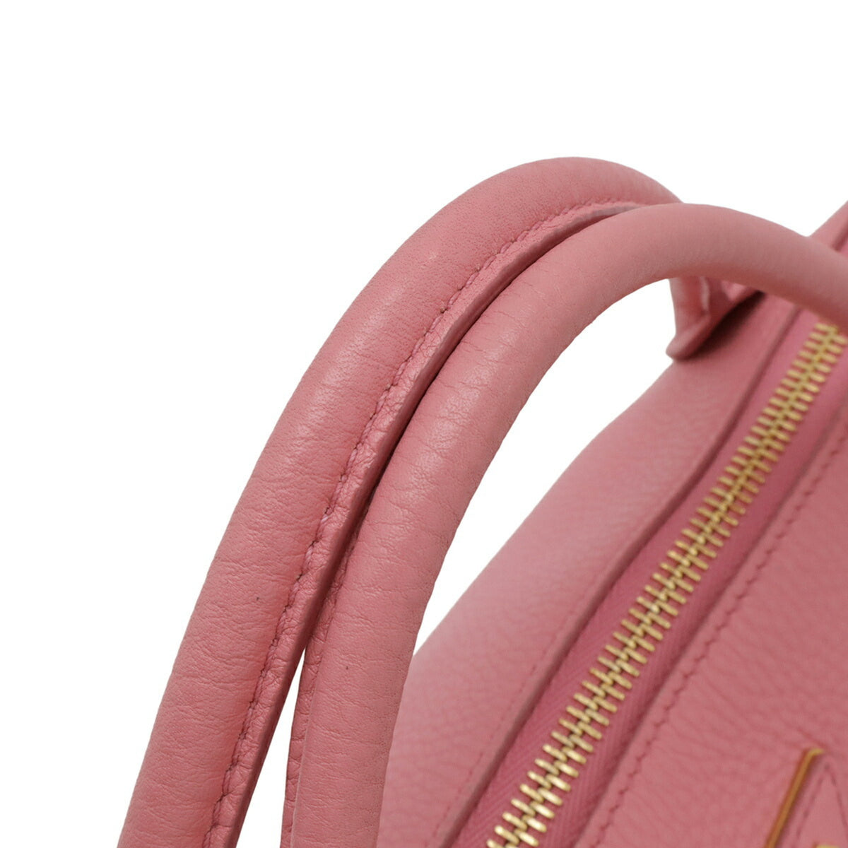 Prada Pink Leather Handbag Shoulder Bag (Pre-Owned)