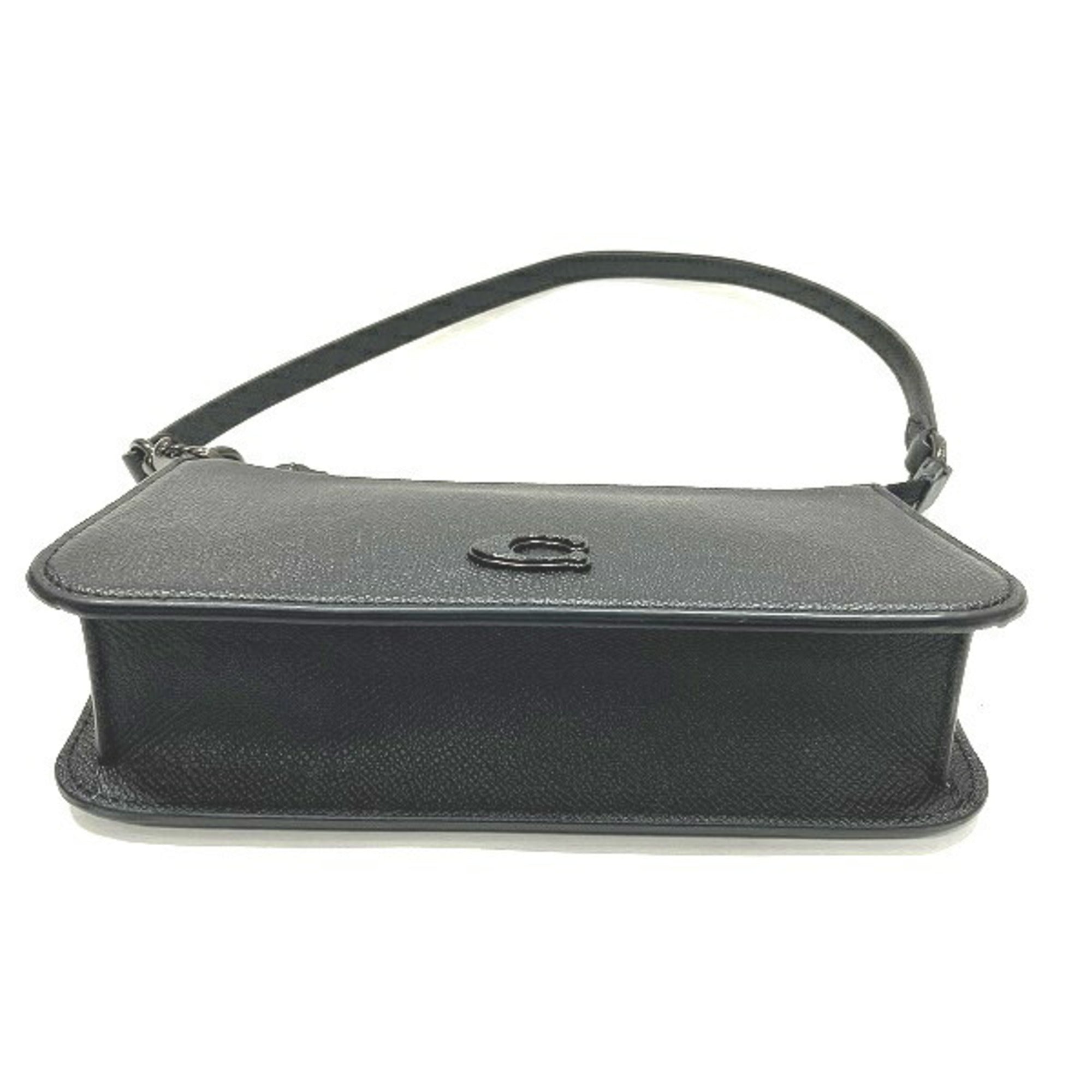 Coach Black Leather Handbag Pouch (Pre-Owned)