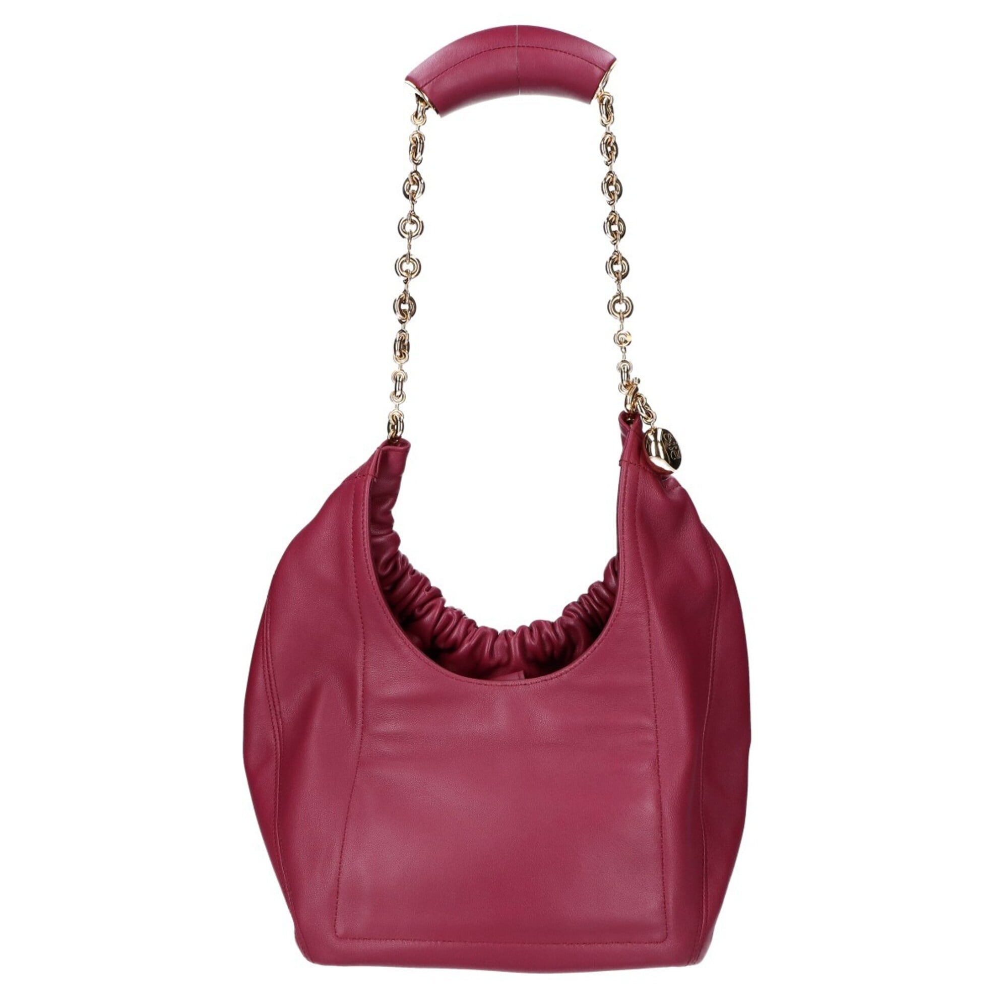 Loewe Burgundy Leather Handbag (Pre-Owned)