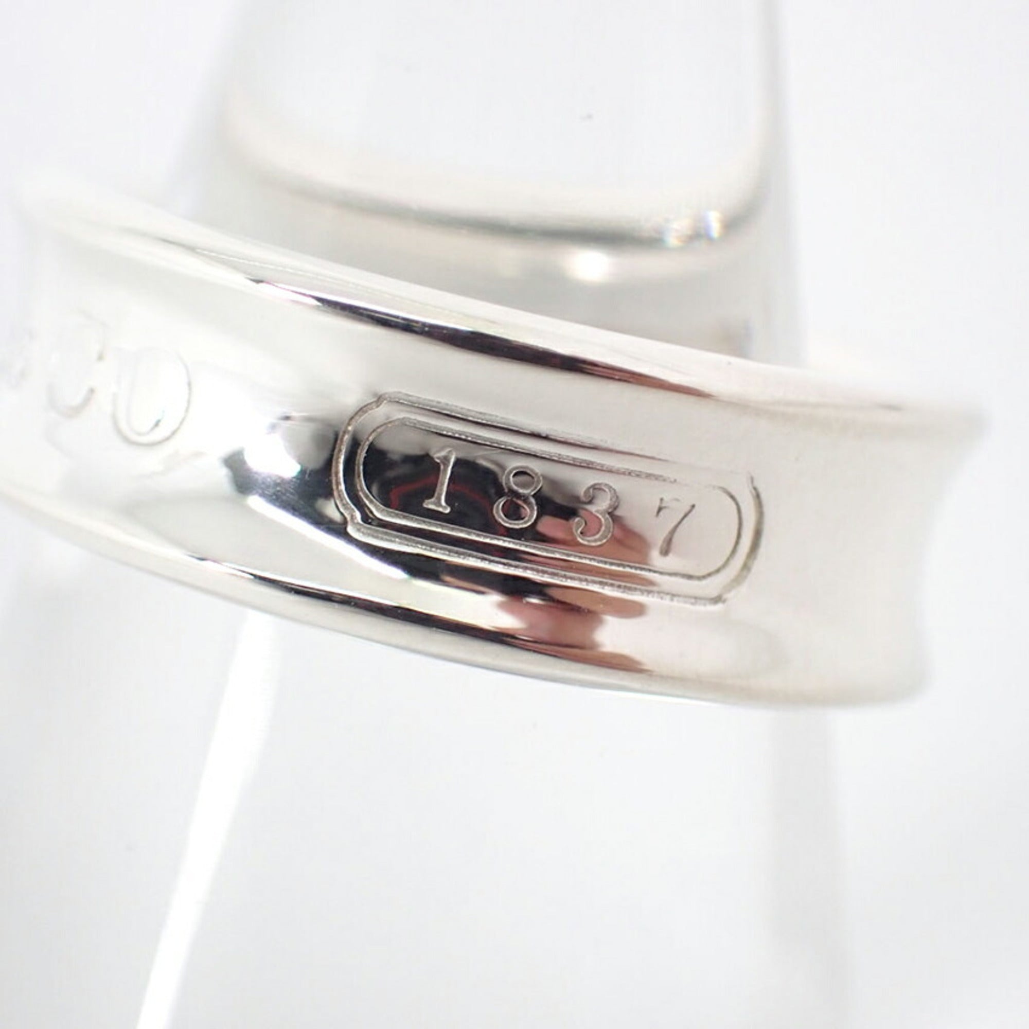 Tiffany Silver Sterling Silver 925 Band Ring (Pre-Owned)