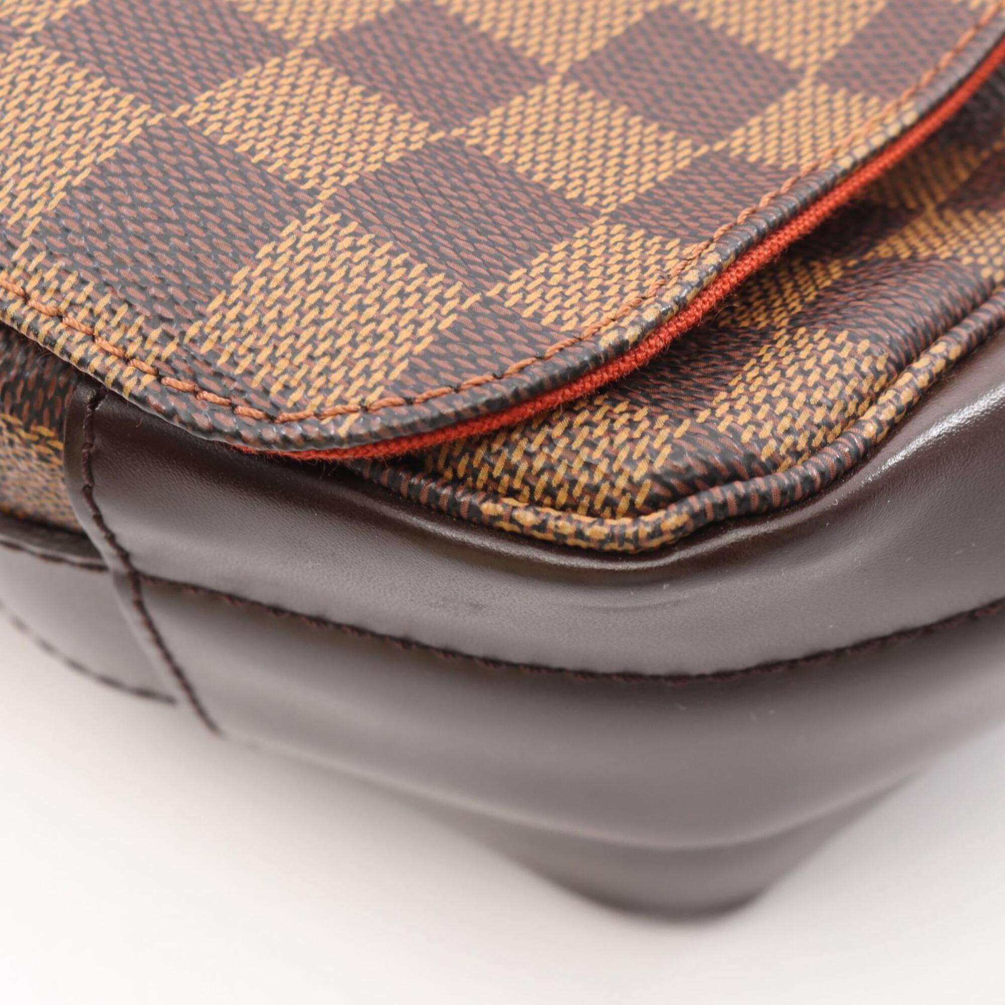 Louis Vuitton Brown Ebene Coated Canvas Pvc Damier Canvas Leather Handbag Shoulder Bag (Pre-Owned)