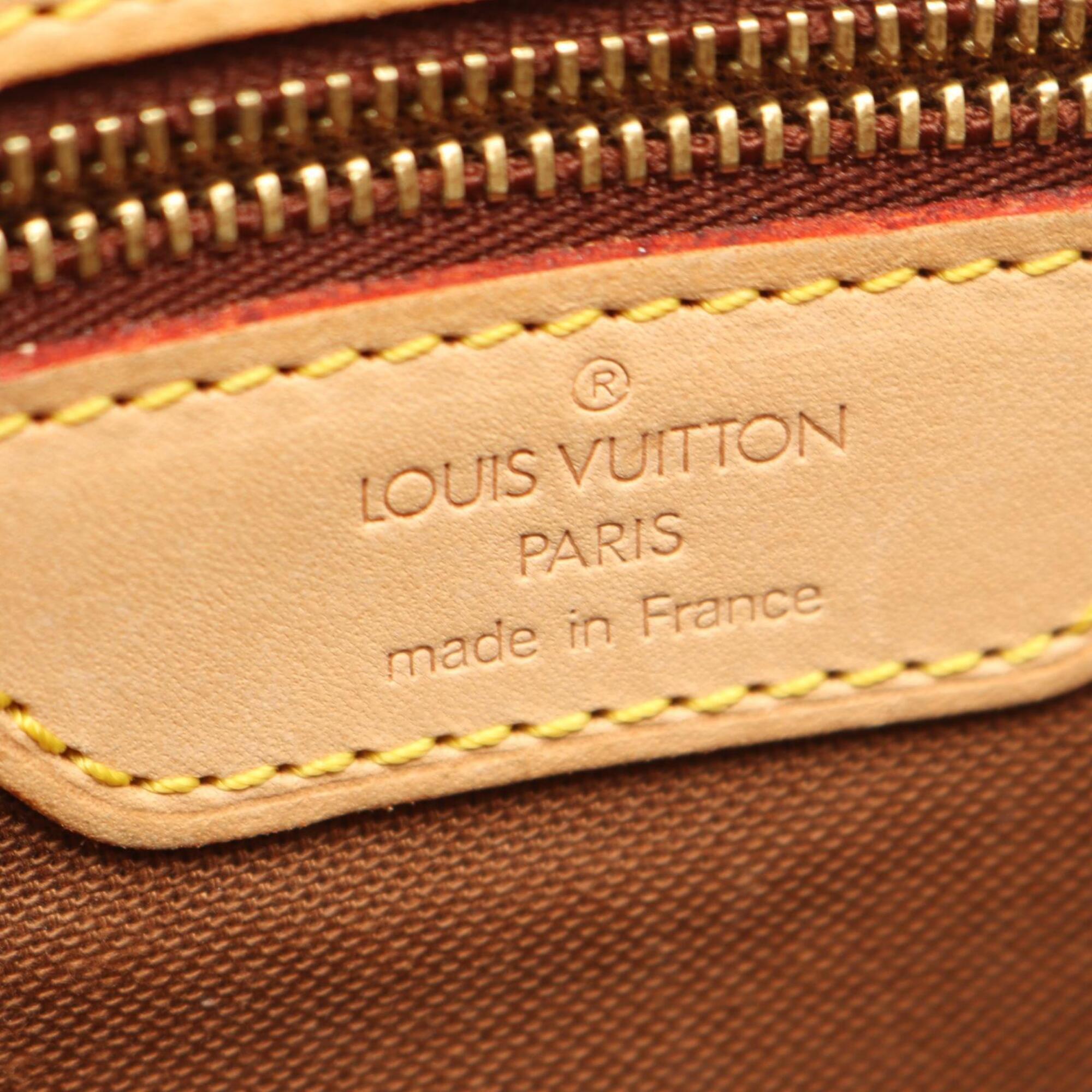Louis Vuitton Brown Pvc Leather Handbag Shoulder Bag (Pre-Owned)